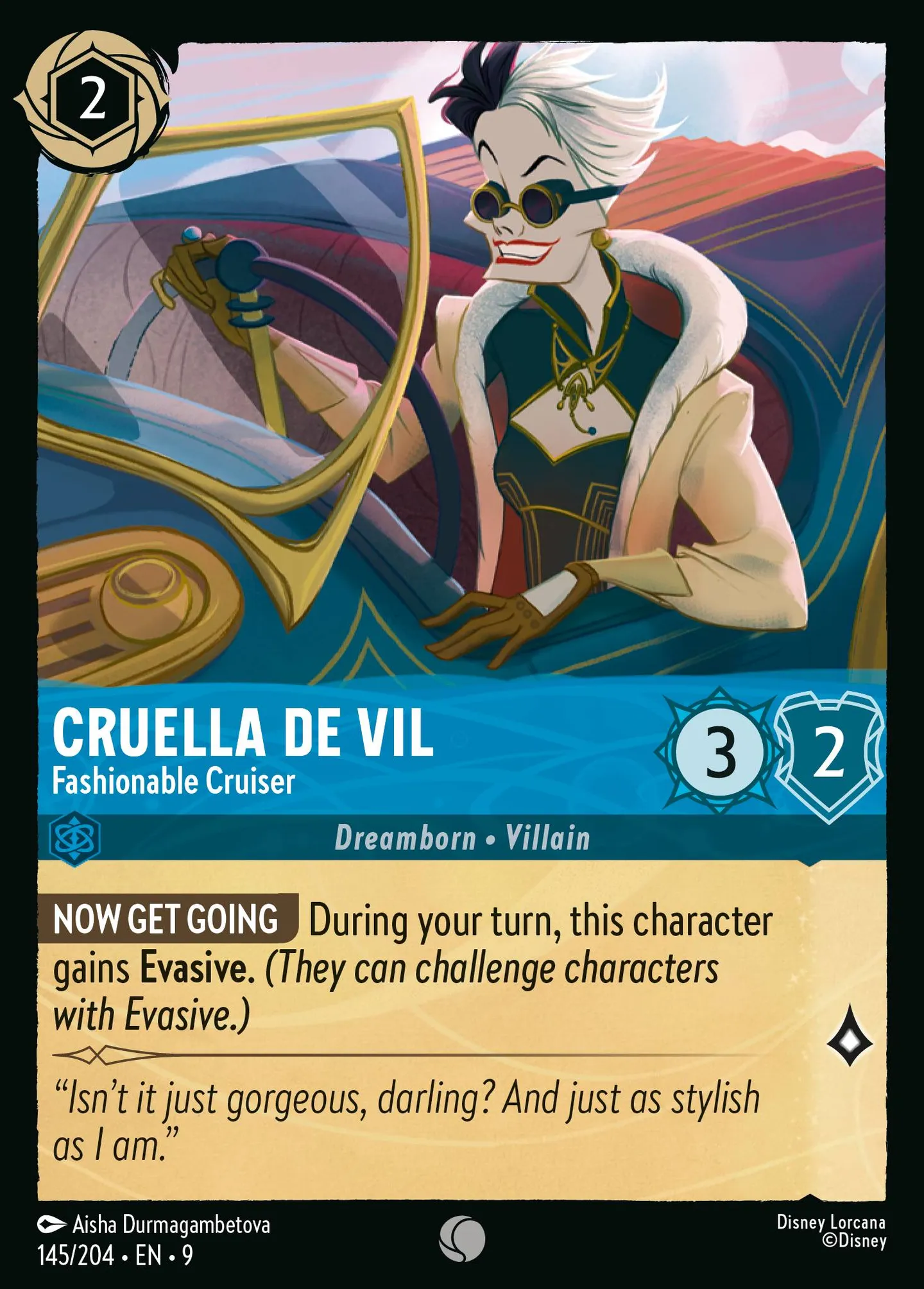 Cruella d'Enfer - Collection croisière — Fabled — Lorcana