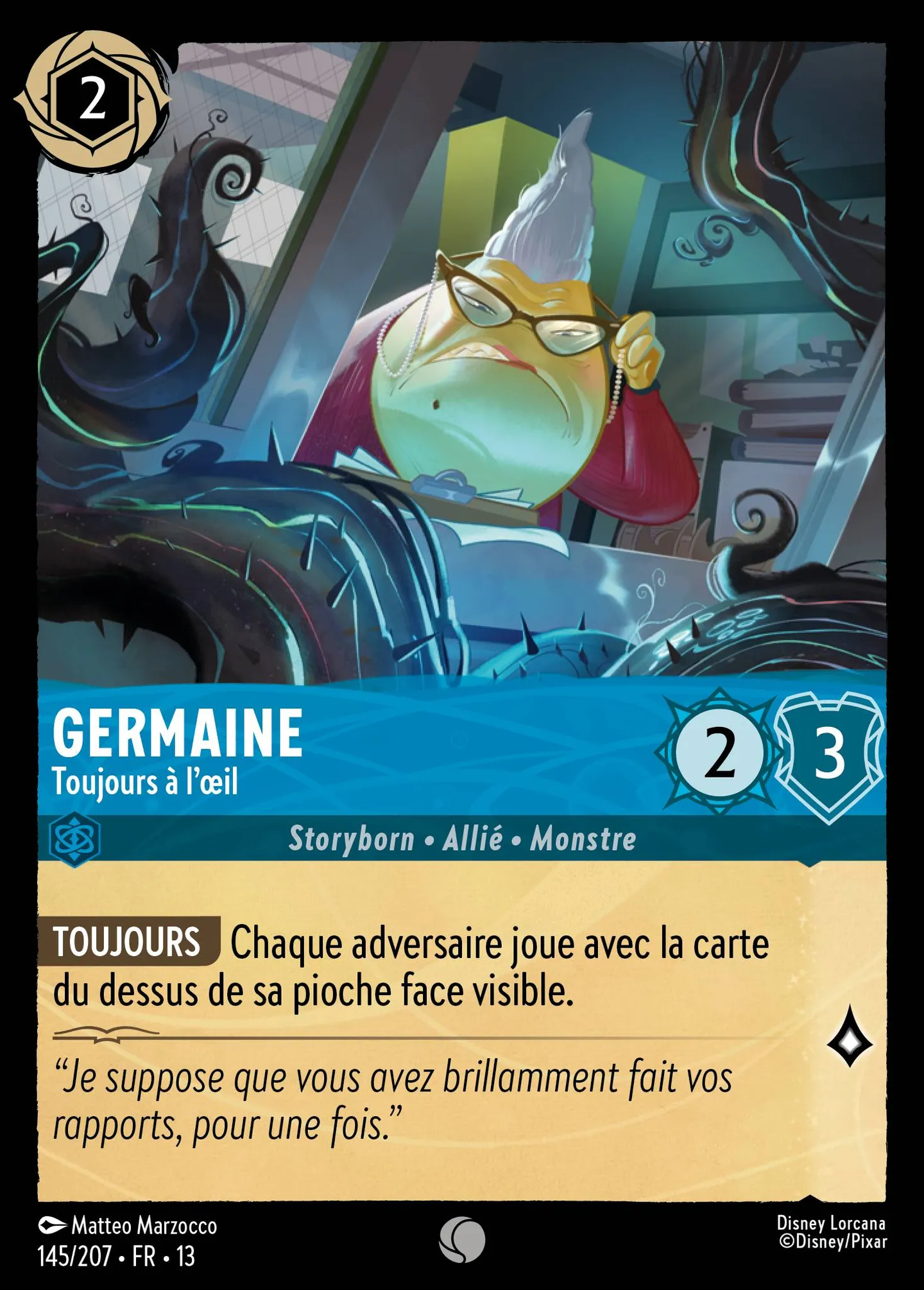 Germaine - Toujours à l'œil — Attack of the Vine! — Lorcana