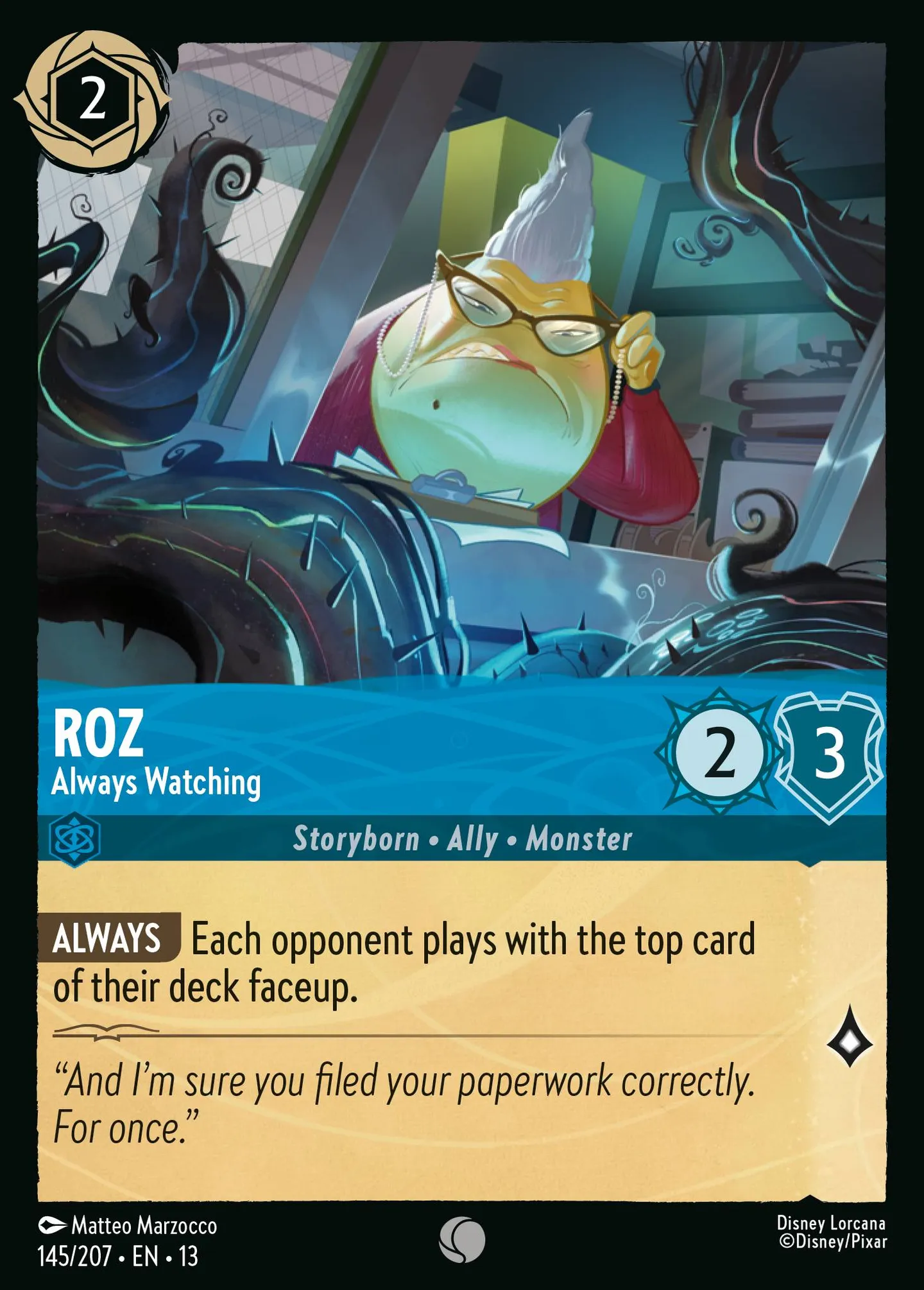 Roz - Always Watching — Attack of the Vine! — Lorcana