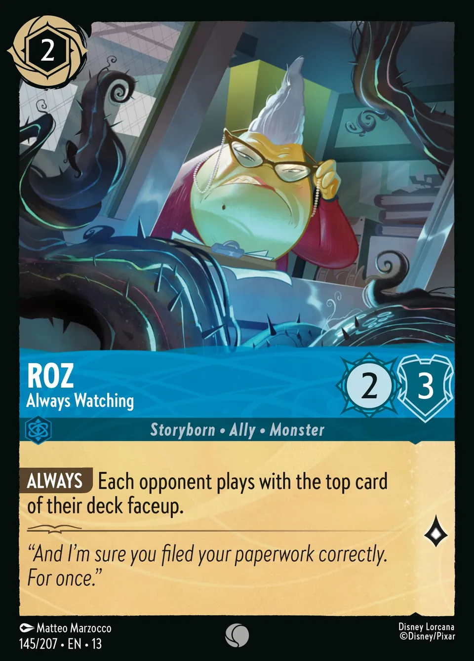 Roz - Always Watching from Attack of the Vine! - Lorcana