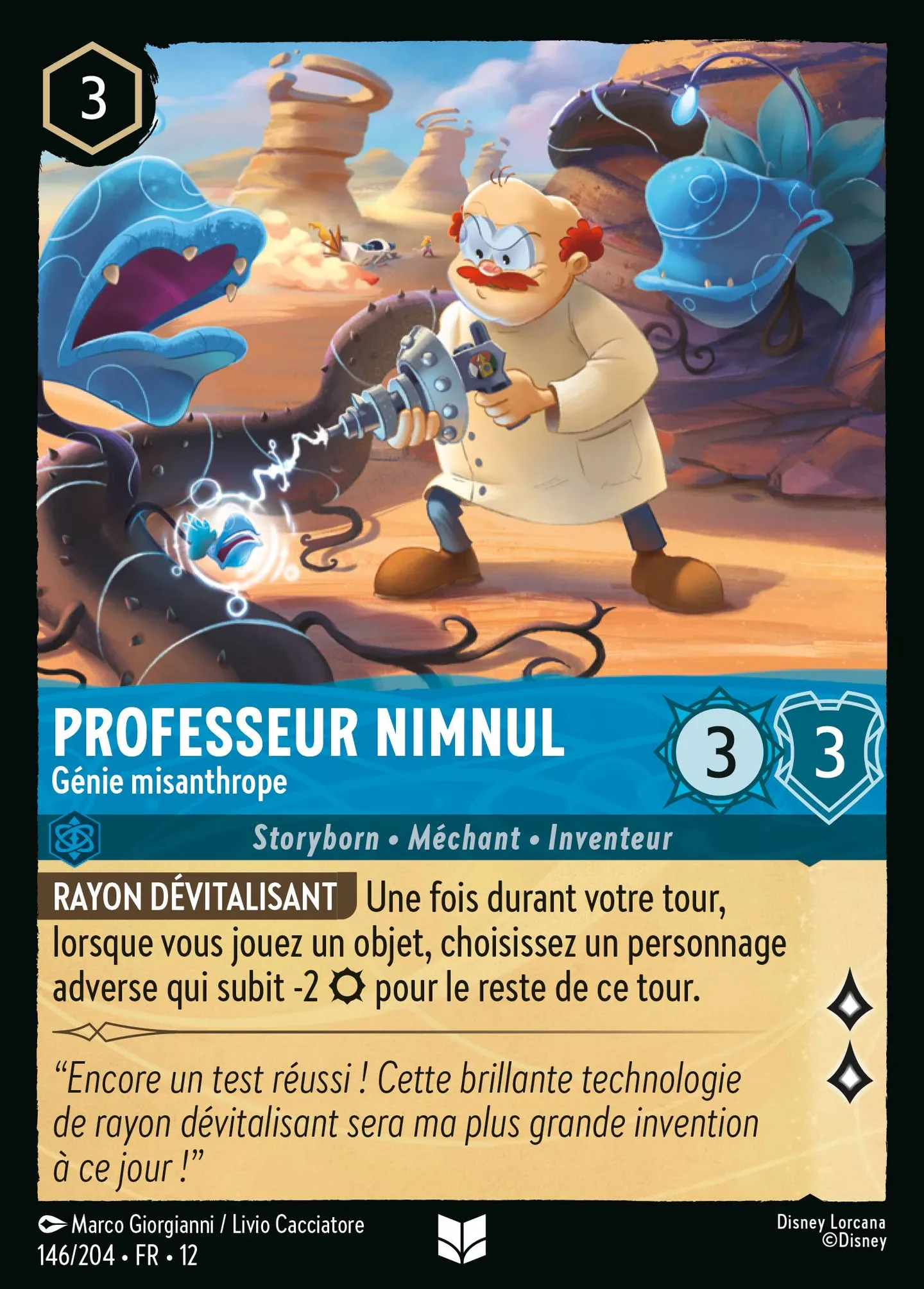 Professeur Nimnul - Génie misanthrope — Wilds Unknown — Lorcana