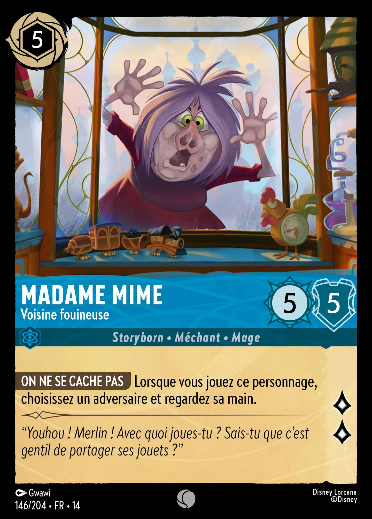 Madame Mime - Voisine fouineuse — Hyperia City — Lorcana