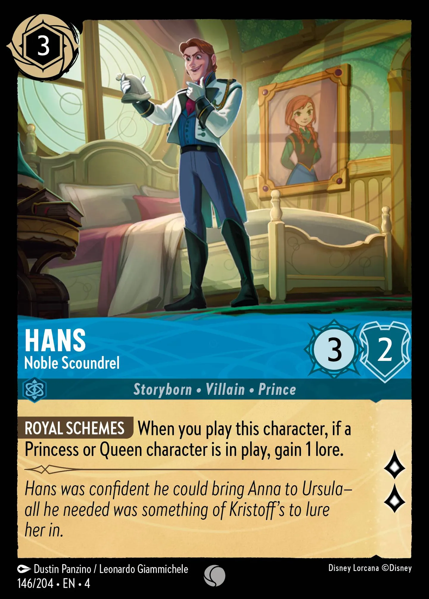 Hans - Noble Scoundrel — Ursula's Return — Lorcana