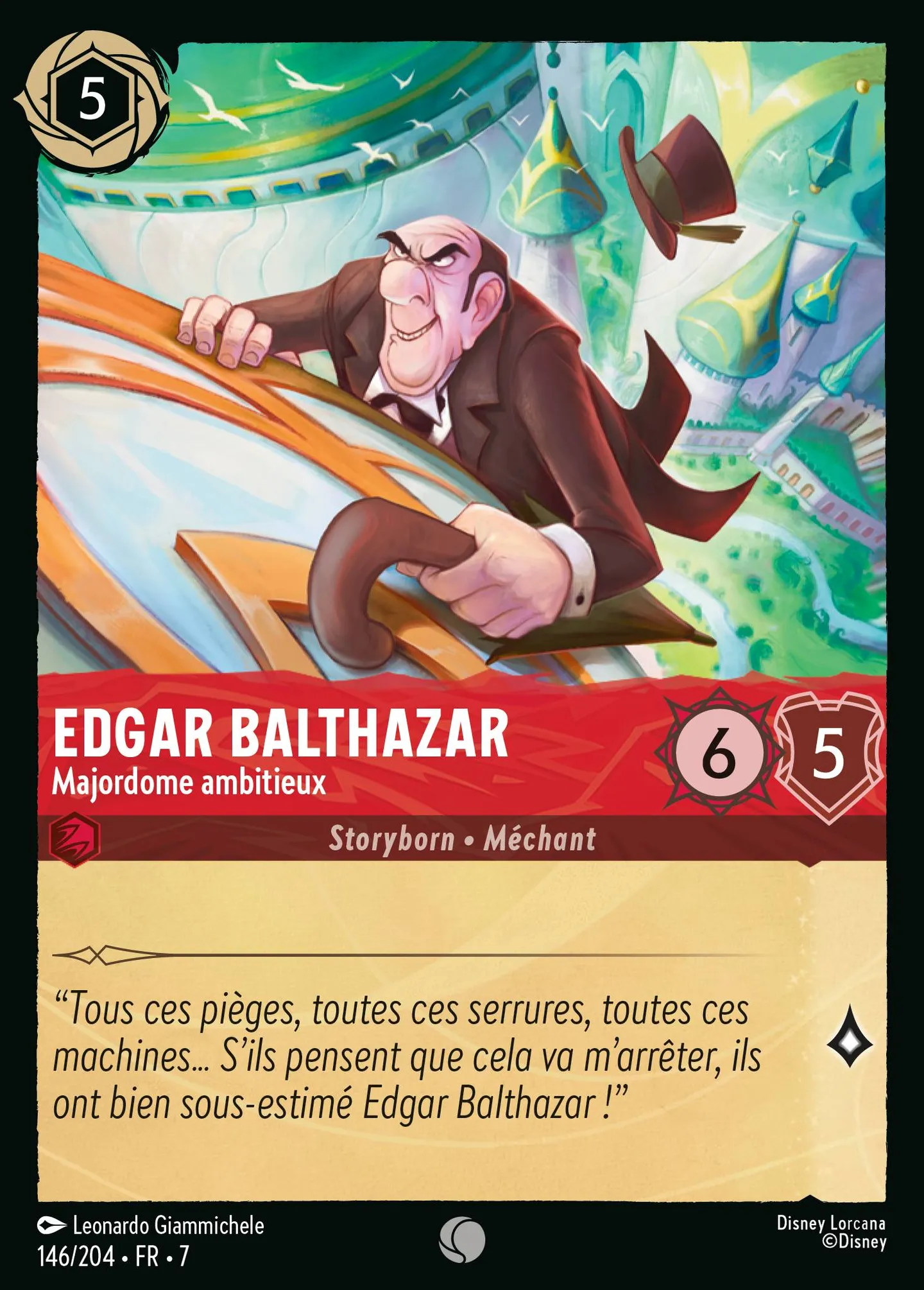 Edgar Balthazar - Majordome ambitieux — Archazia's Island — Lorcana