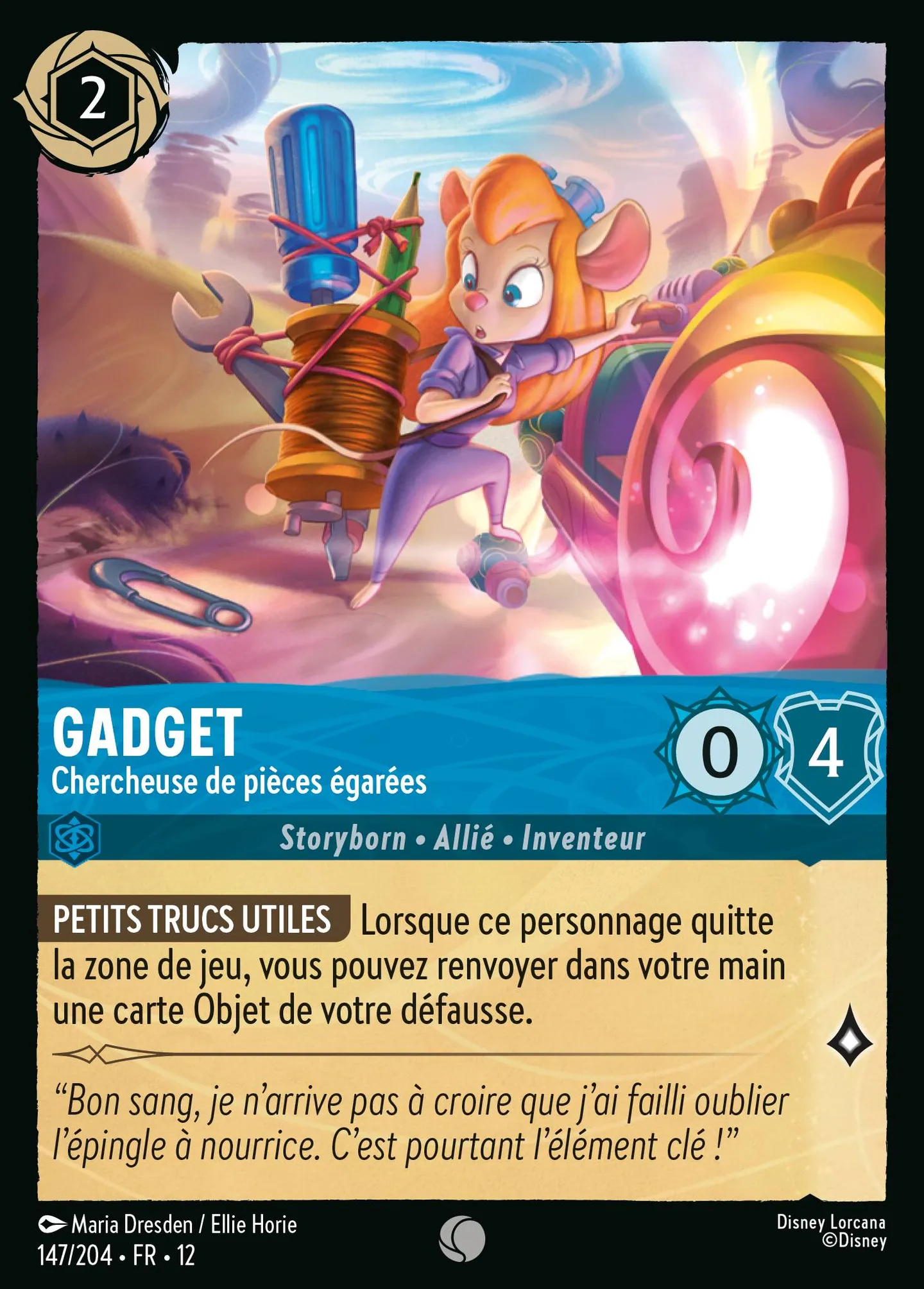 Gadget - Chercheuse de pièces égarées — Wilds Unknown — Lorcana