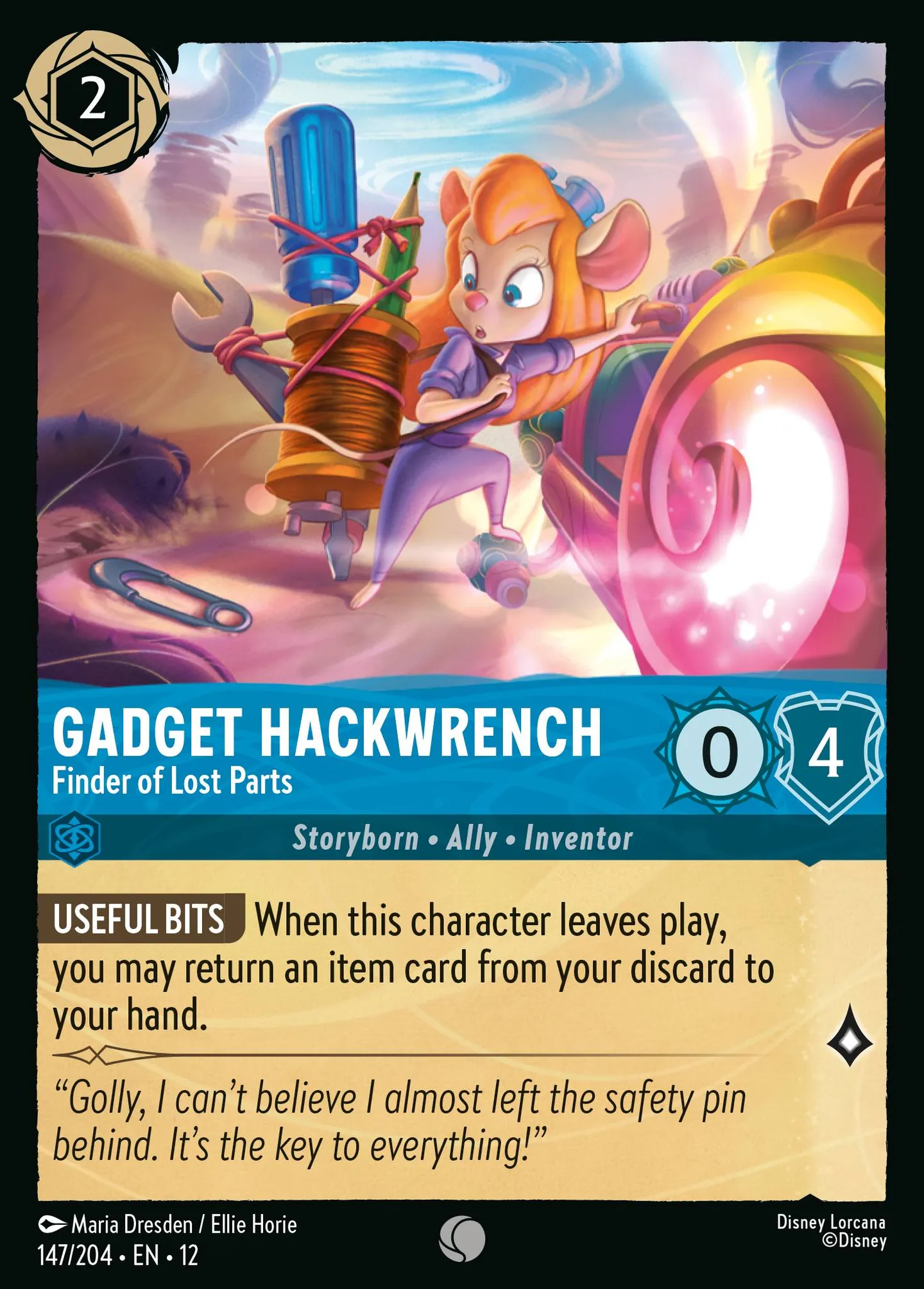 Gadget Hackwrench - Finder of Lost Parts — Wilds Unknown — Lorcana
