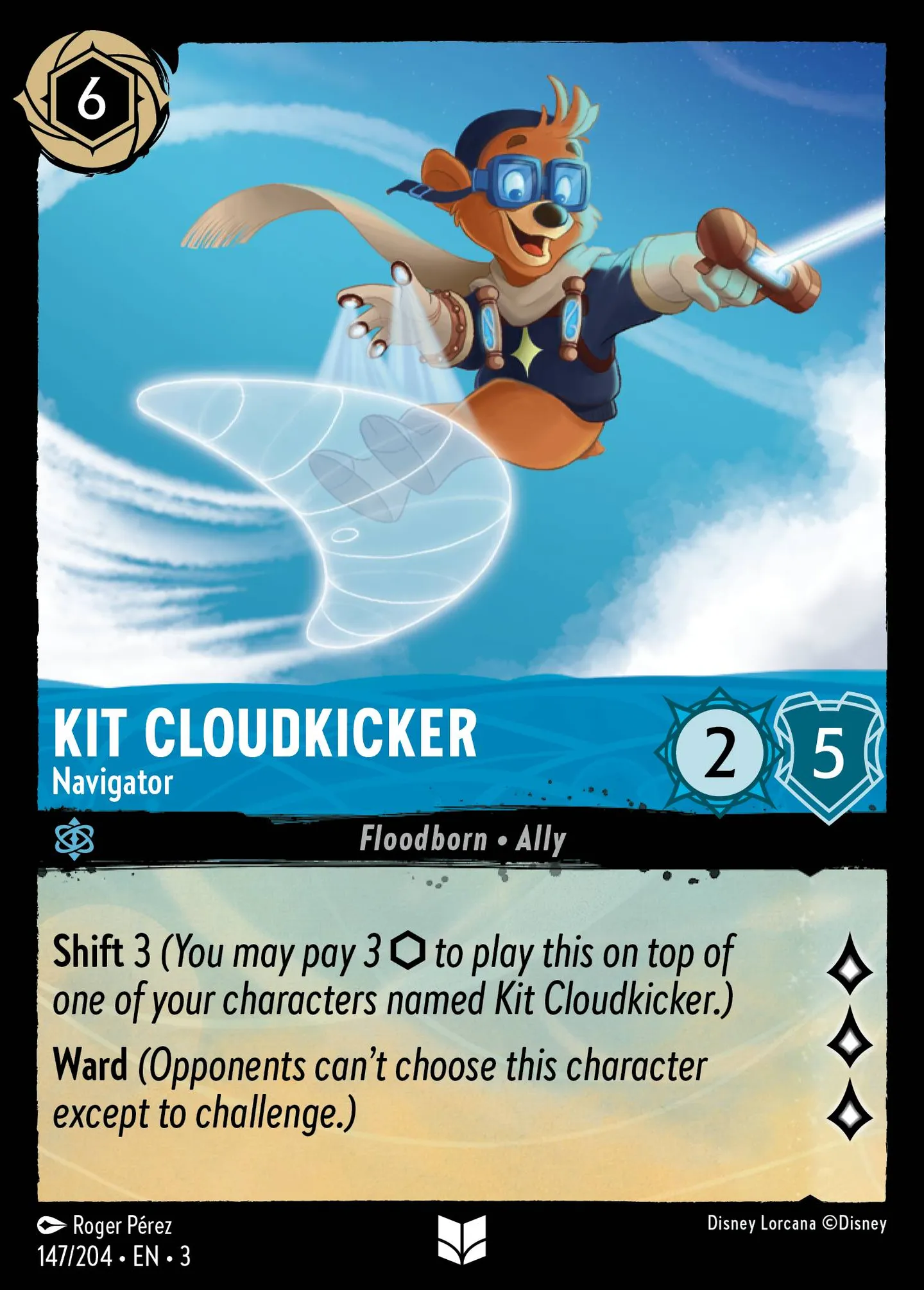 Kit Cloudkicker - Navigator — Into the Inklands — Lorcana
