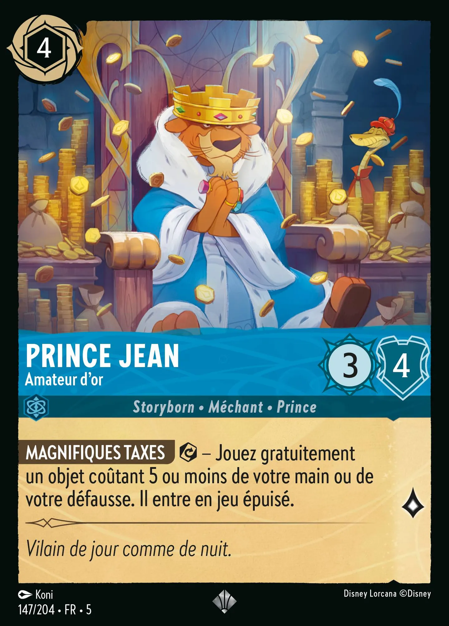 Prince Jean - Amateur d'or — Shimmering Skies — Lorcana