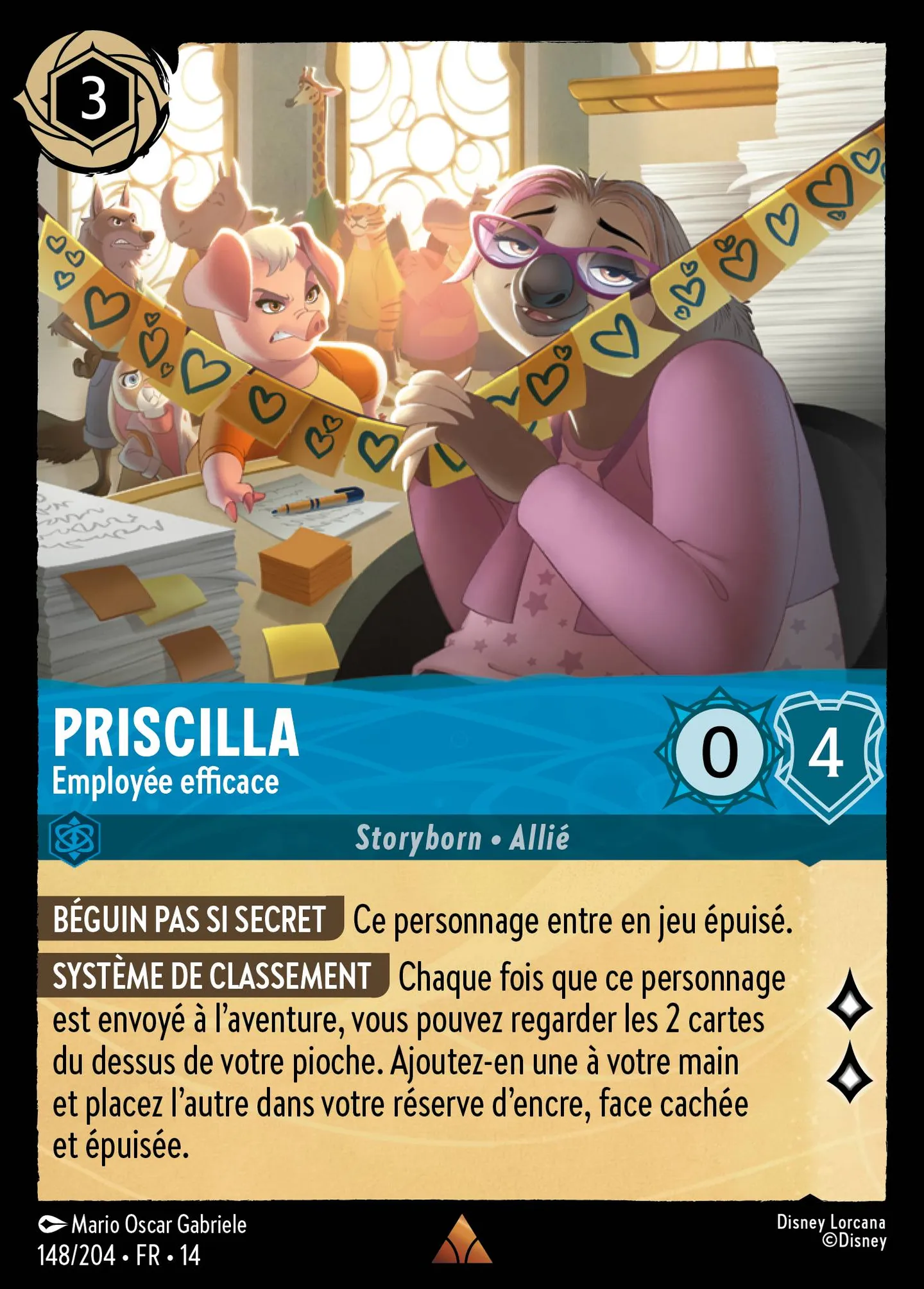 Priscilla - Employée efficace — Hyperia City — Lorcana