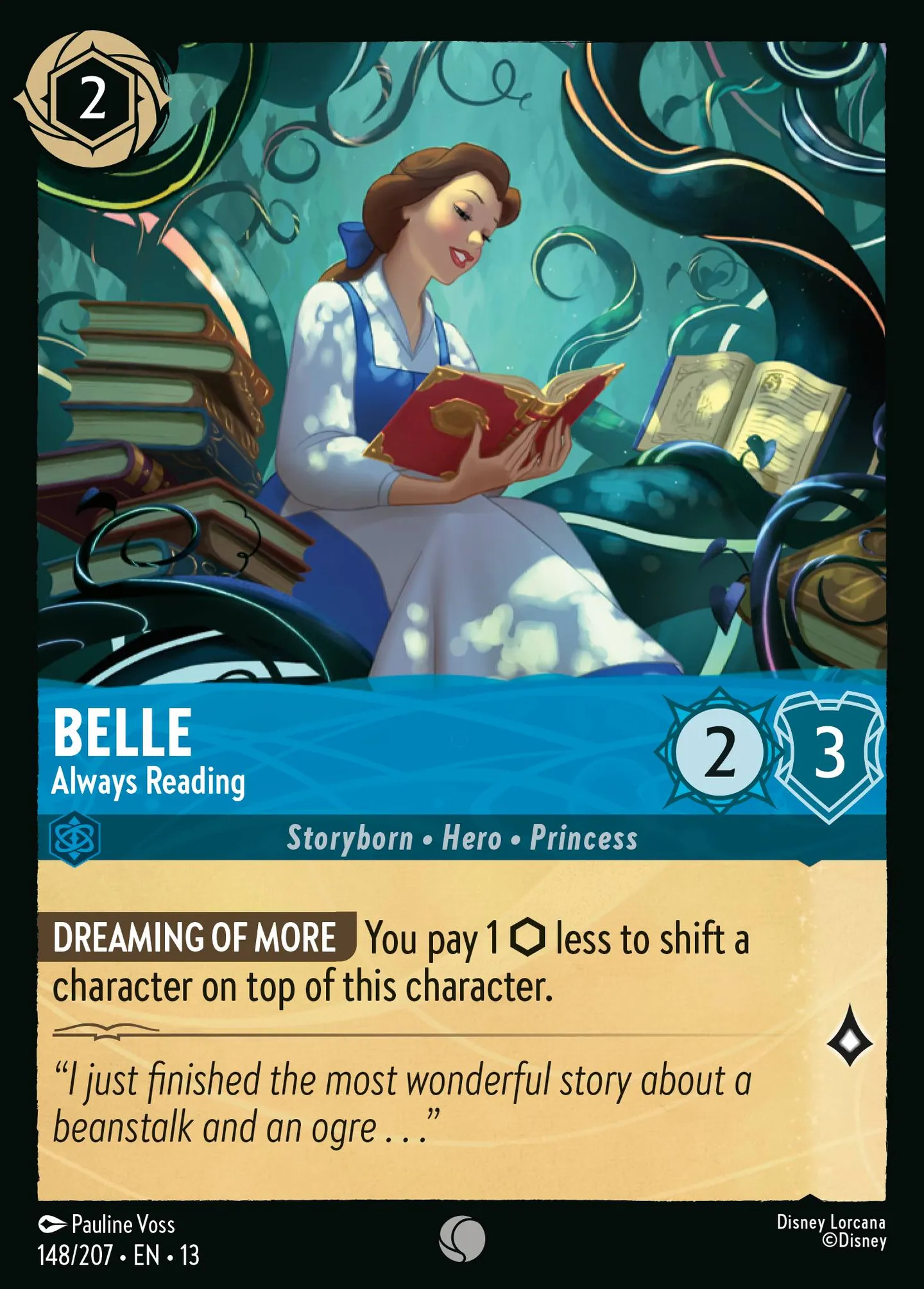 Belle - Always Reading — Attack of the Vine! — Lorcana