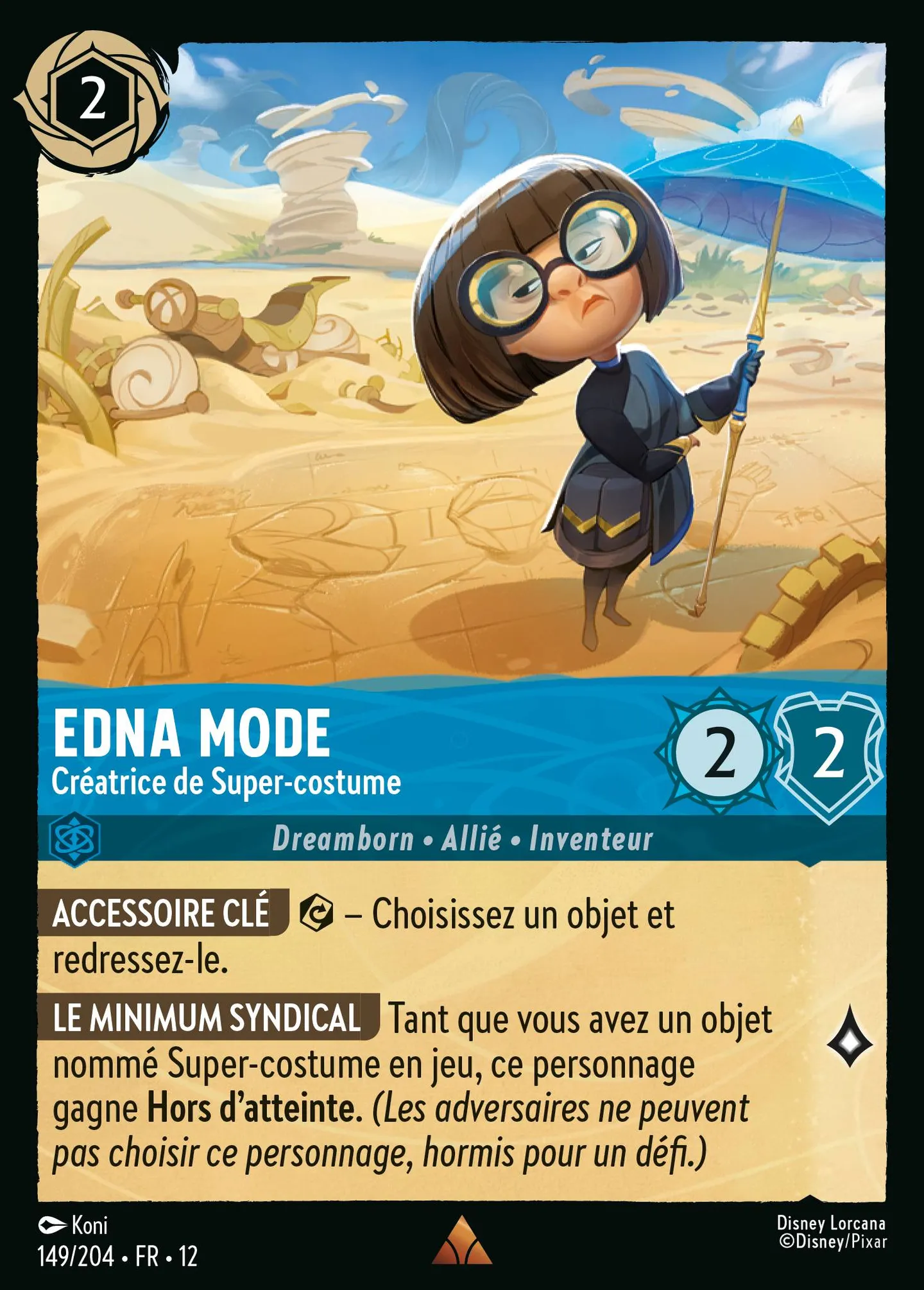 Edna Mode - Créatrice de Super-costume — Wilds Unknown — Lorcana