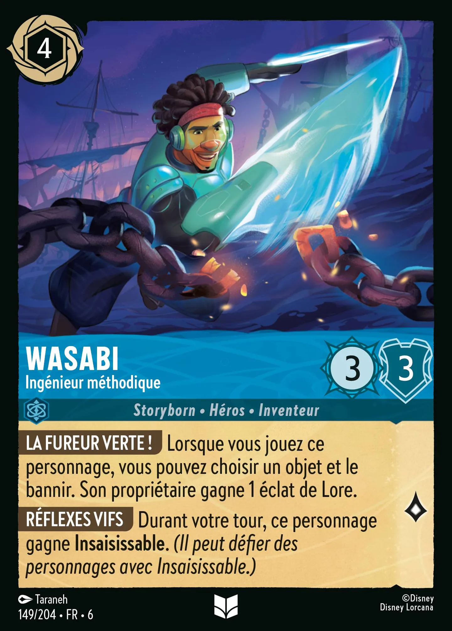 Wasabi - Ingénieur méthodique — Azurite Sea — Lorcana