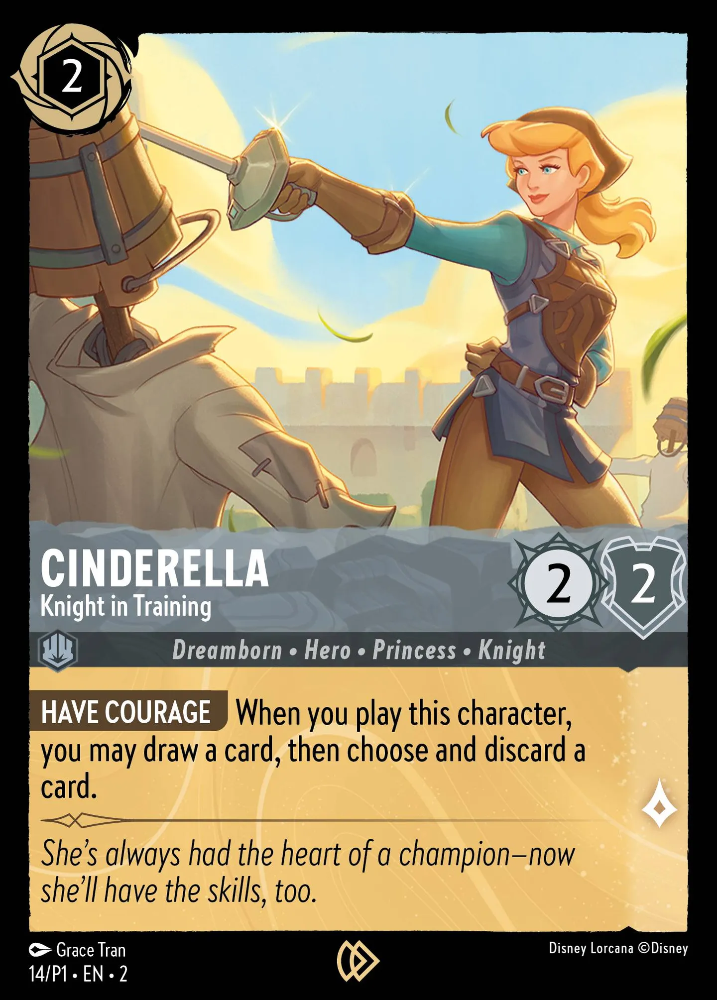 Cinderella - Knight in Training — Promos - Year 1 — Lorcana