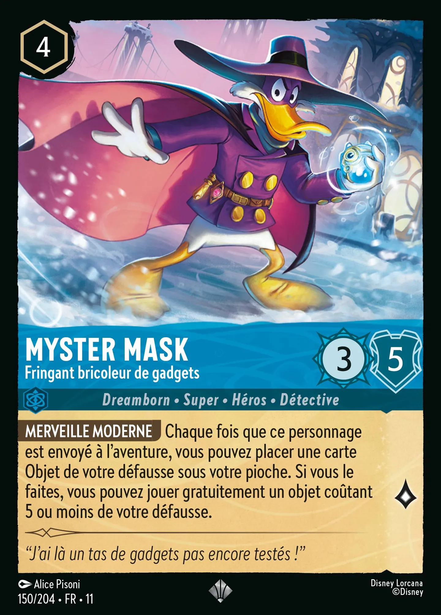 Myster Mask - Fringant bricoleur de gadgets — Winterspell — Lorcana