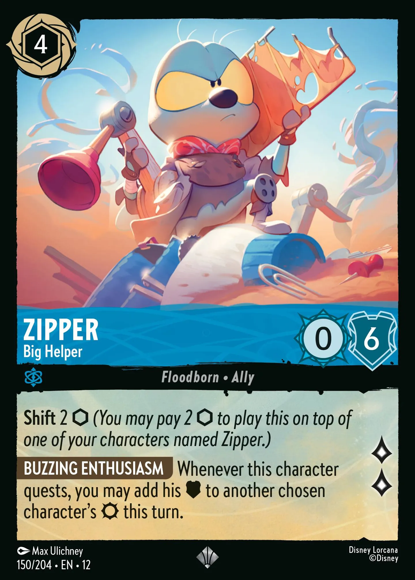 Zipper - Big Helper — Wilds Unknown — Lorcana