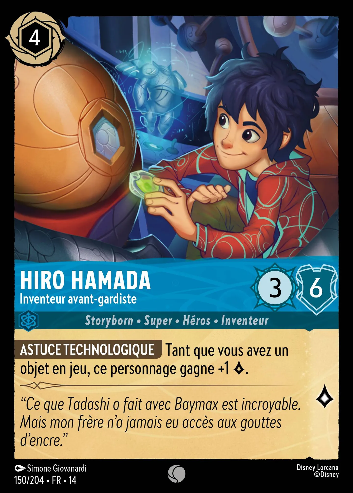 Hiro Hamada - Inventeur avant-gardiste — Hyperia City — Lorcana