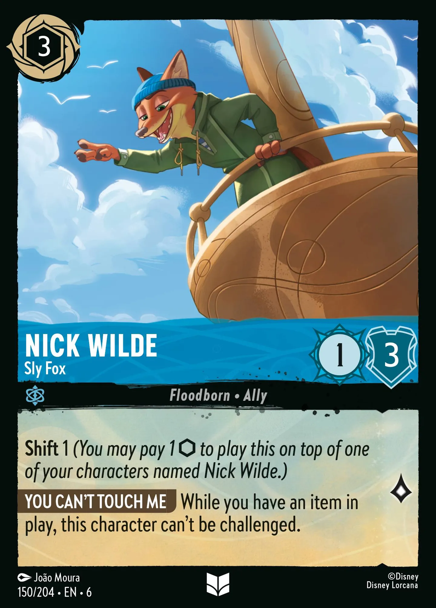 Nick Wilde - Sly Fox — Azurite Sea — Lorcana