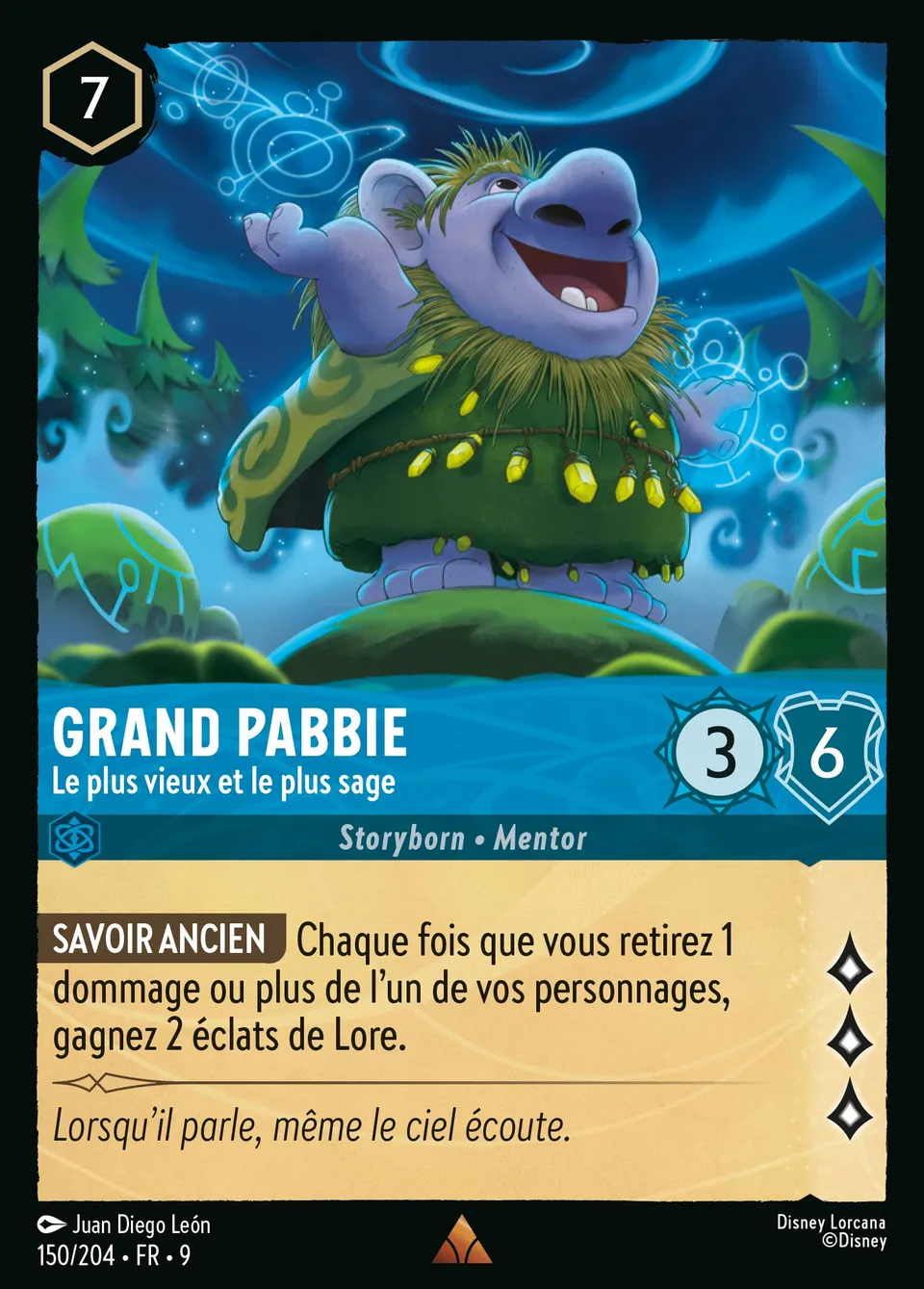 Grand Pabbie - Le plus vieux et le plus sage from Fabled - Lorcana