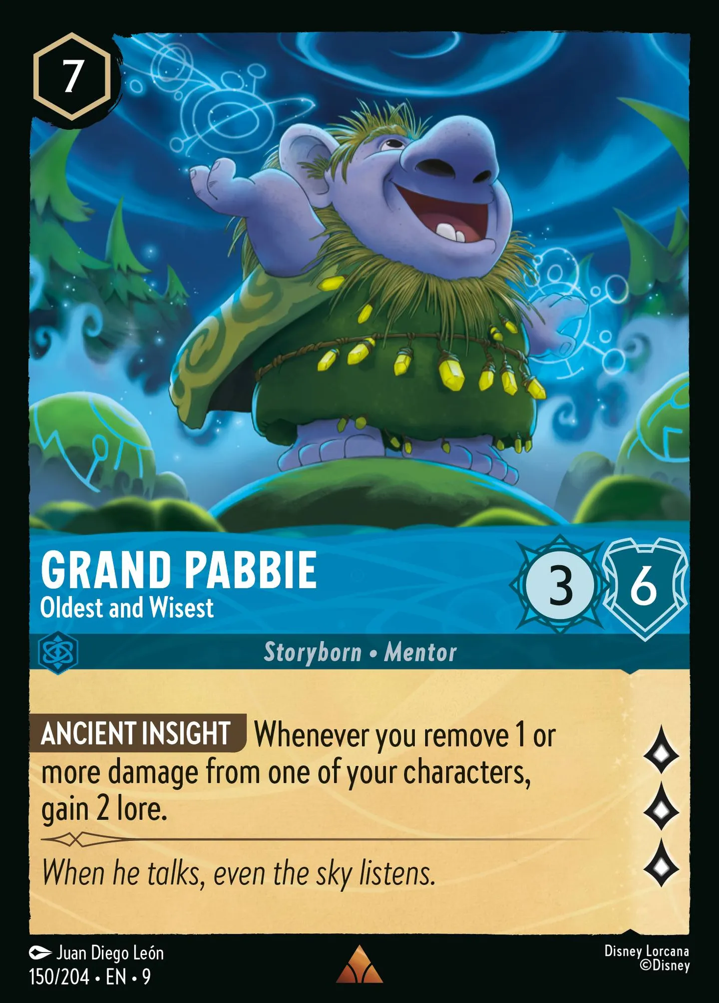 Grand Pabbie - Oldest and Wisest — Fabled — Lorcana