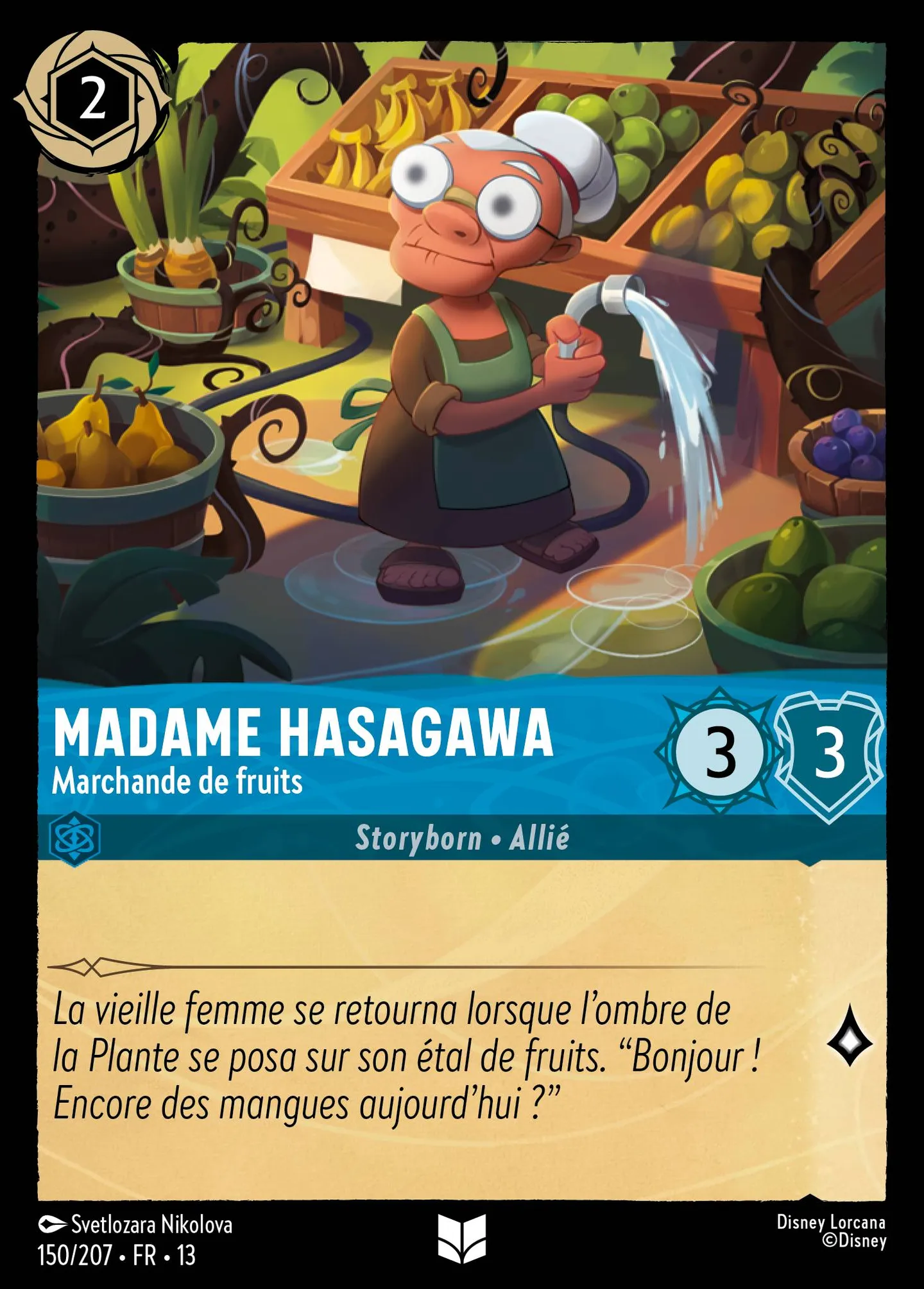 Madame Hasagawa - Marchande de fruits — Attack of the Vine! — Lorcana