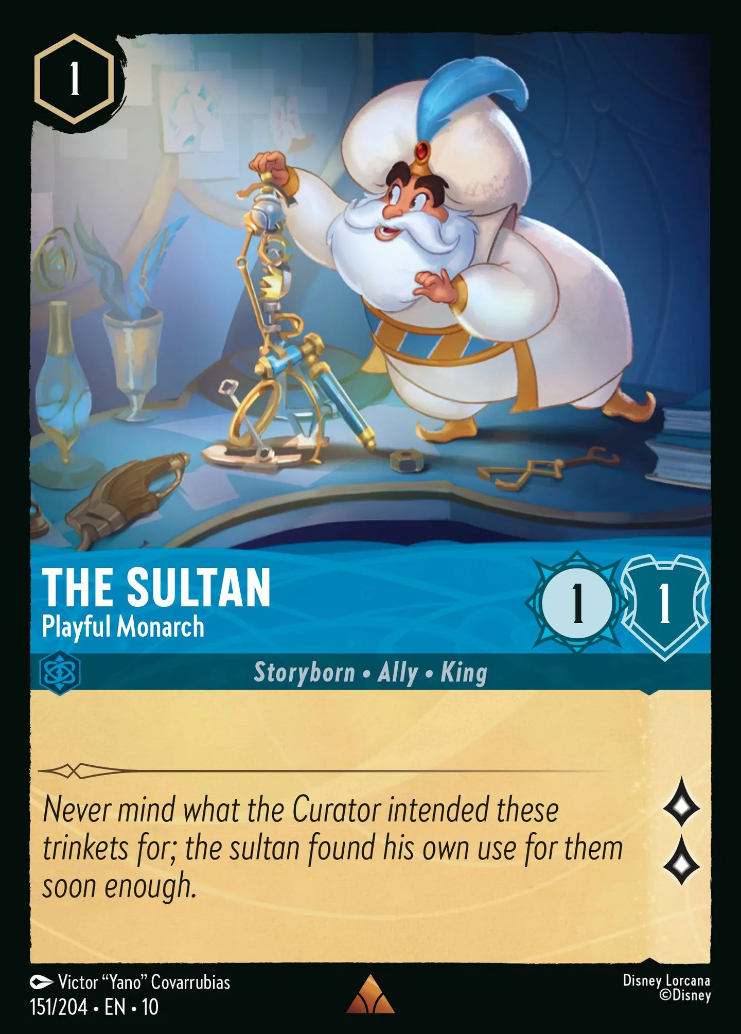 The Sultan - Playful Monarch — Whispers in the Well — Lorcana