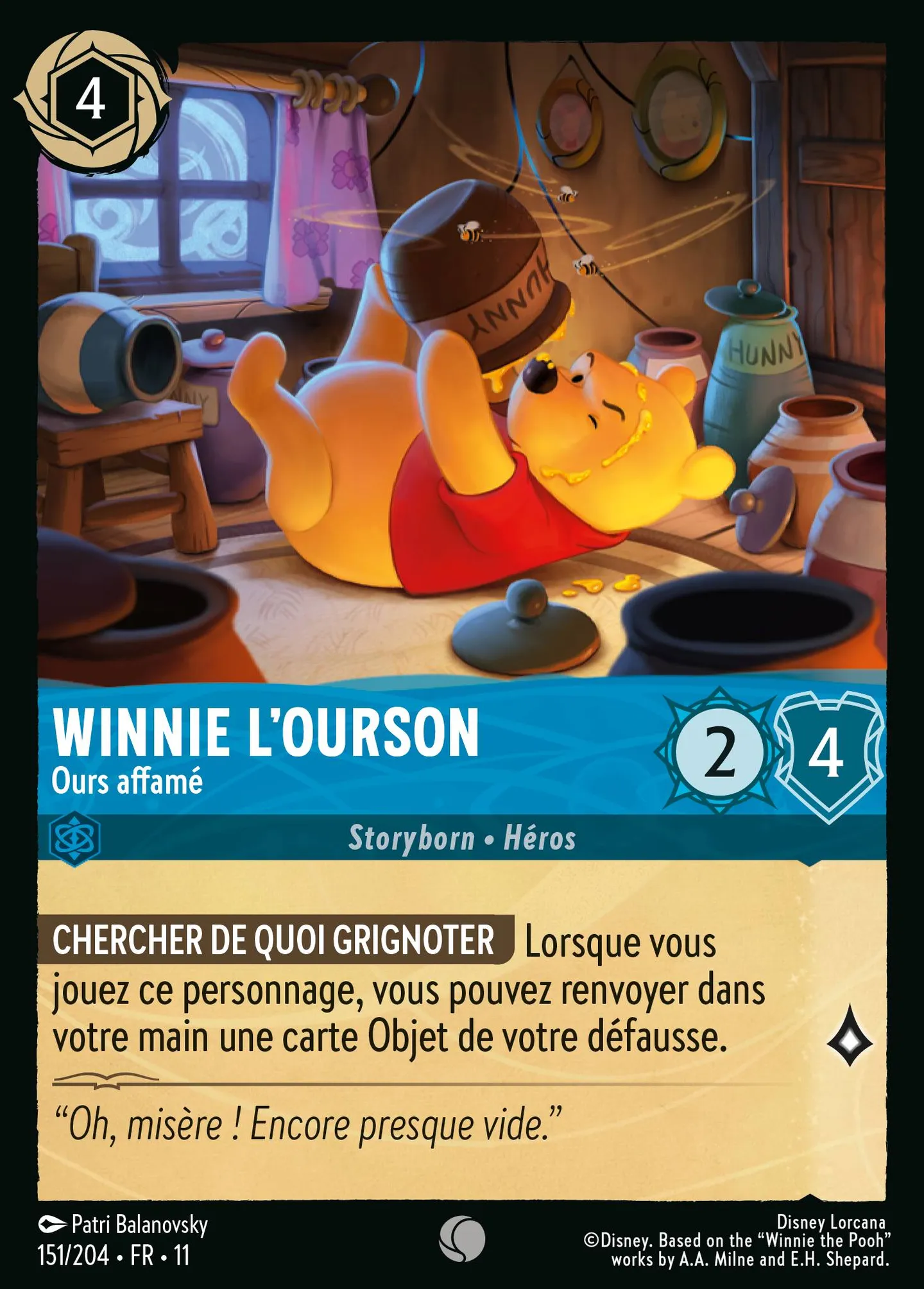 Winnie l'ourson - Ours affamé — Winterspell — Lorcana