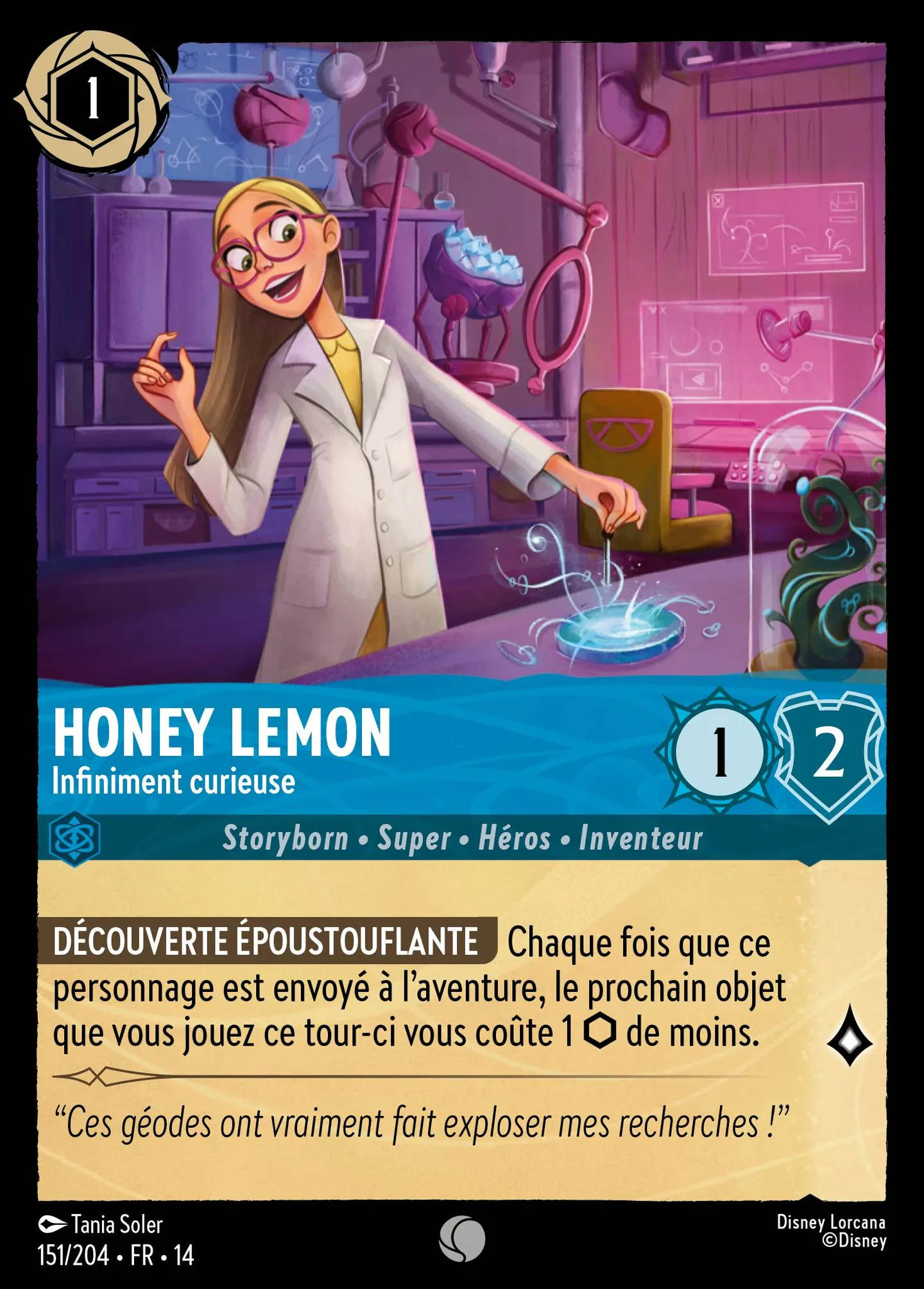 Honey Lemon - Infiniment curieuse — Hyperia City — Lorcana