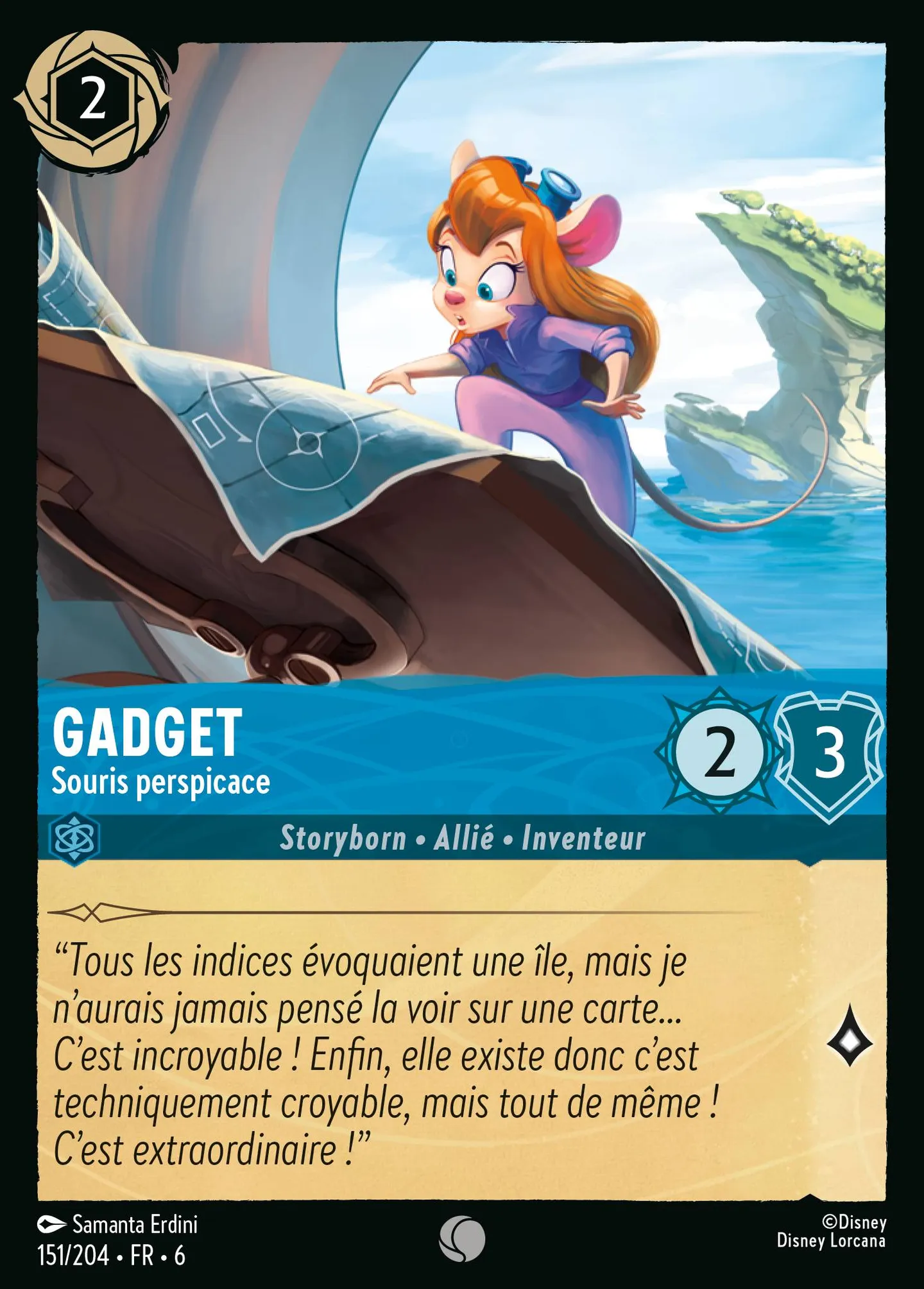 Gadget - Souris perspicace — Azurite Sea — Lorcana