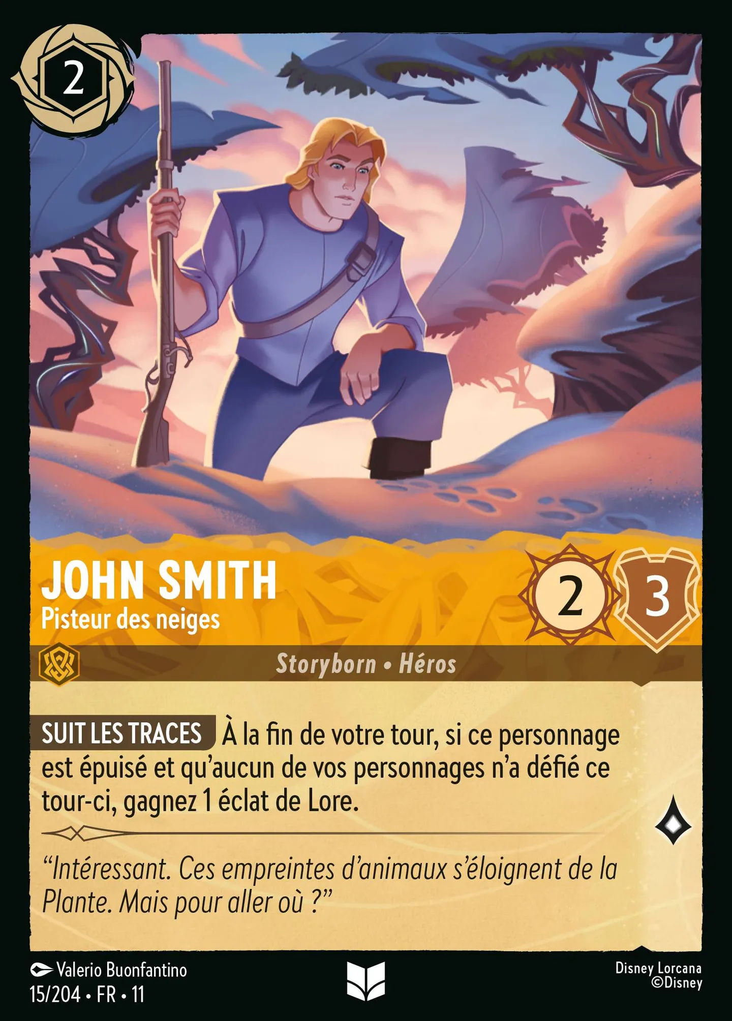 John Smith - Pisteur des neiges — Winterspell — Lorcana
