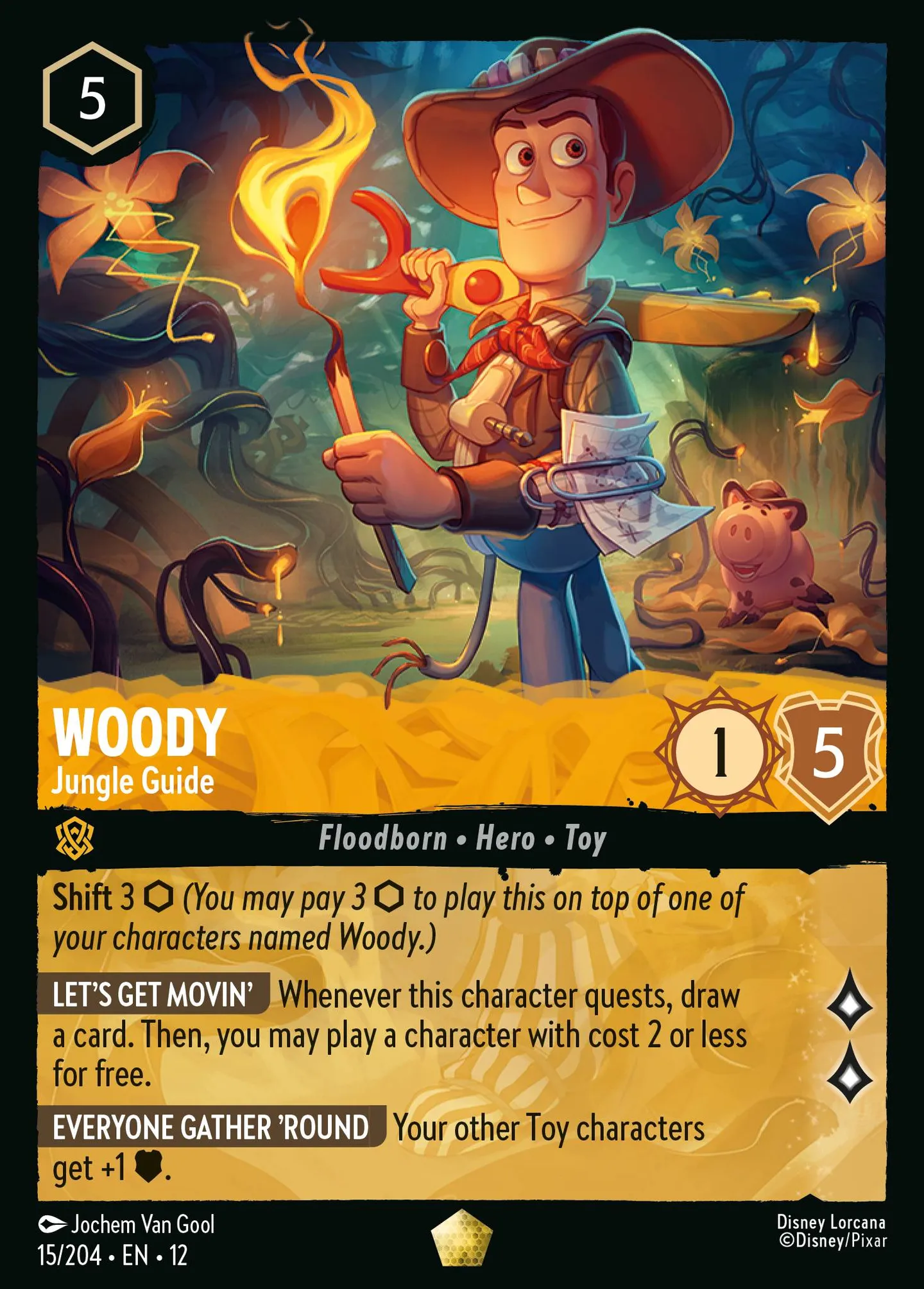 Woody - Jungle Guide — Wilds Unknown — Lorcana