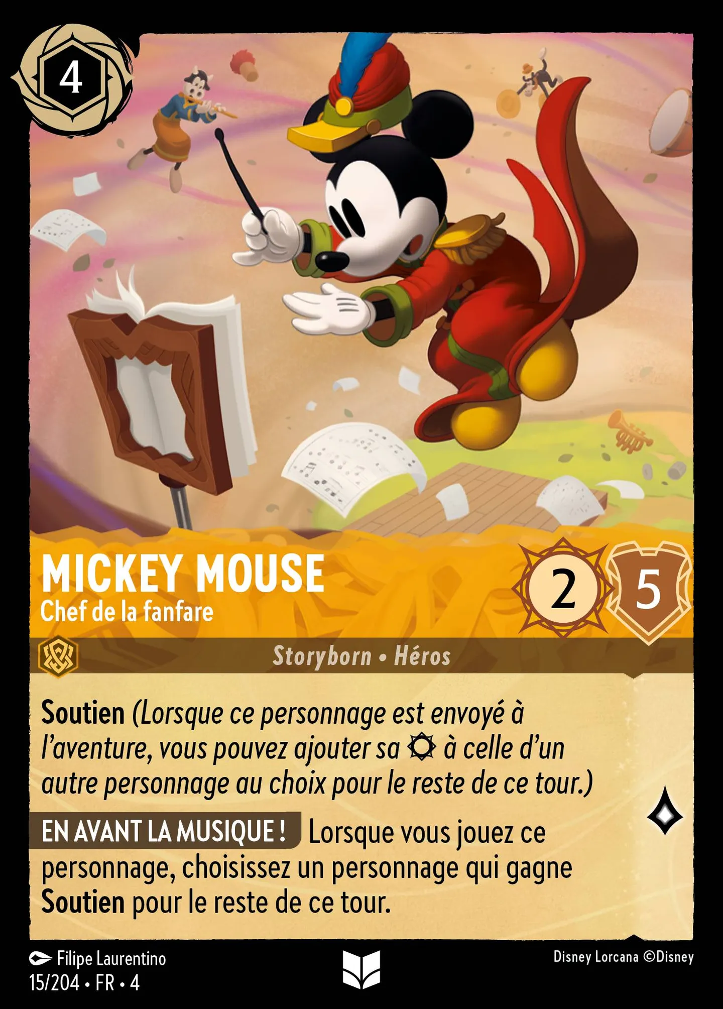 Mickey Mouse - Chef de la fanfare — Ursula's Return — Lorcana
