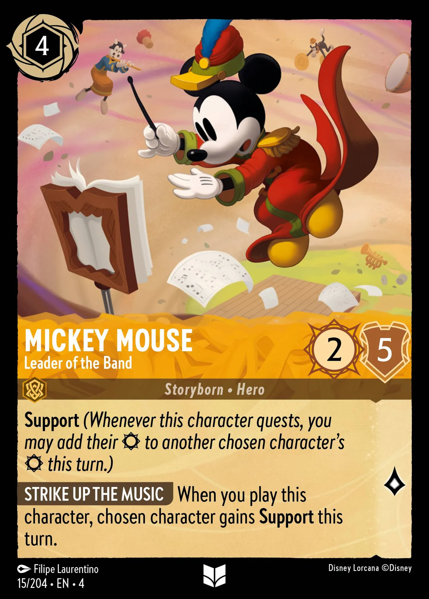 Mickey Mouse - Leader of the Band — Ursula's Return — Lorcana
