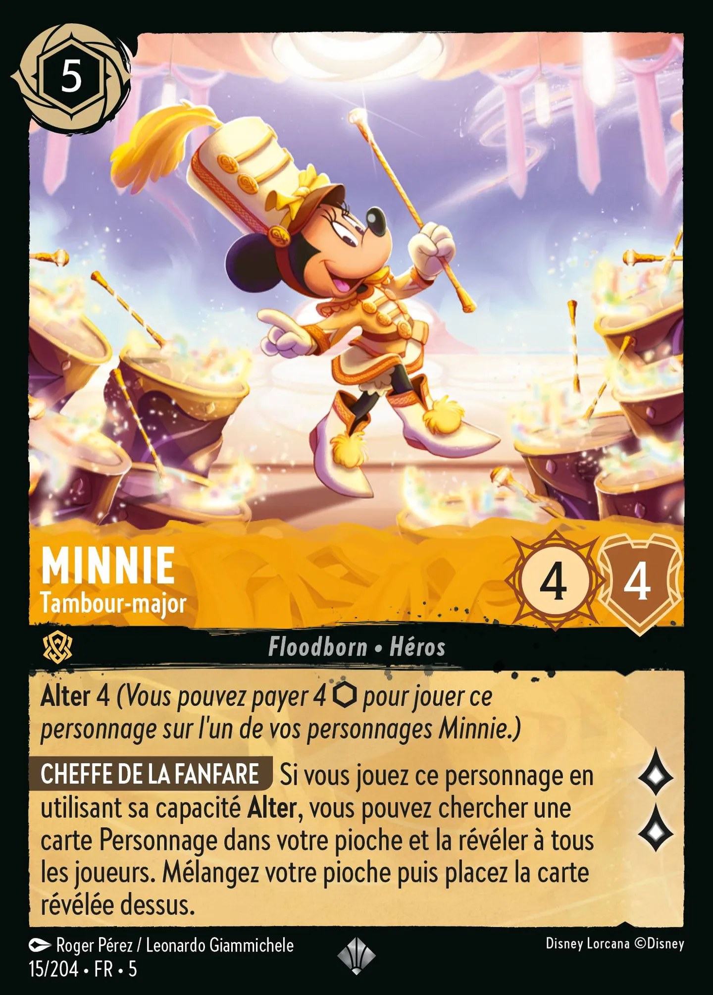 Minnie - Tambour-major — Shimmering Skies — Lorcana
