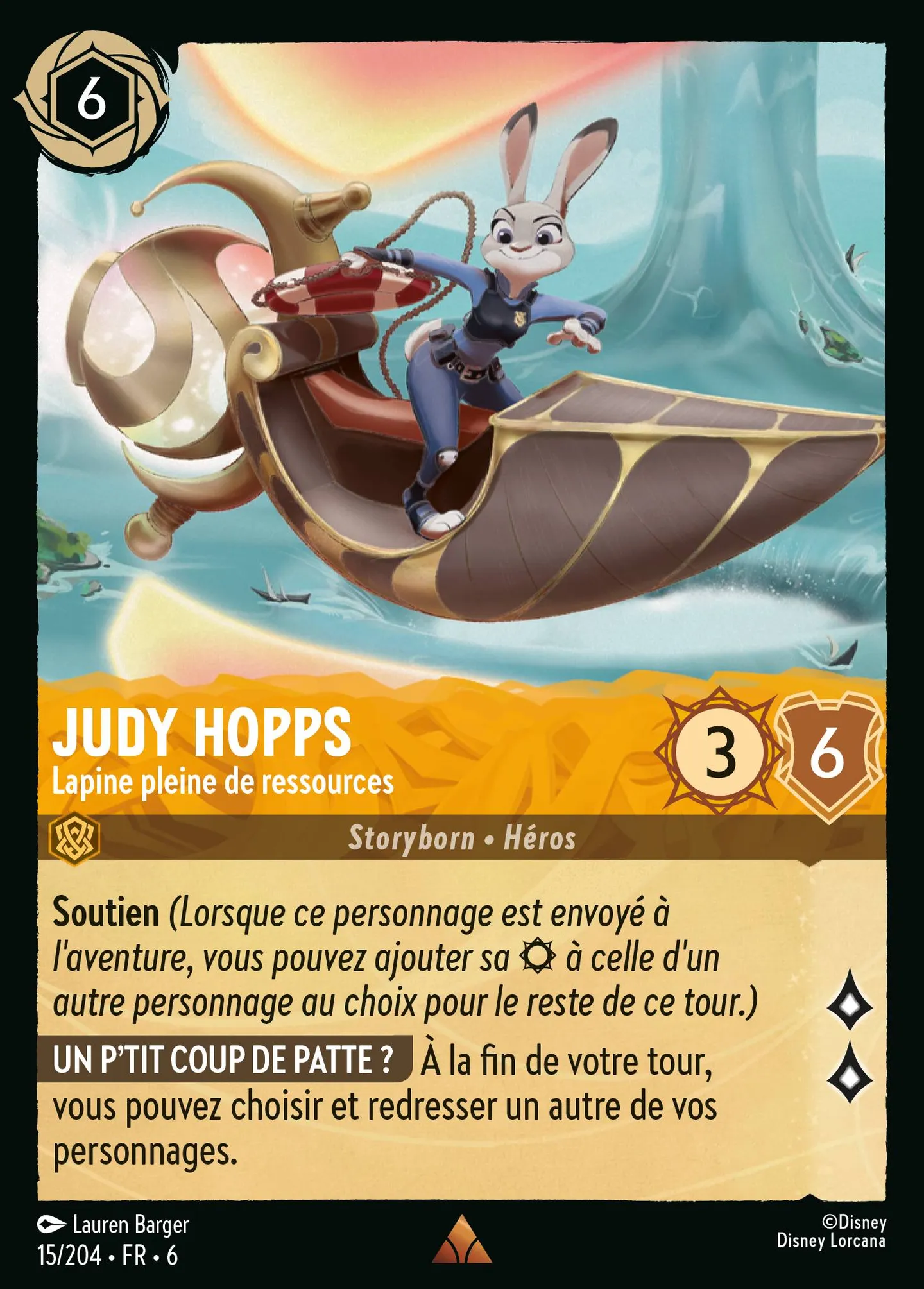 Judy Hopps - Lapine pleine de ressources — Azurite Sea — Lorcana
