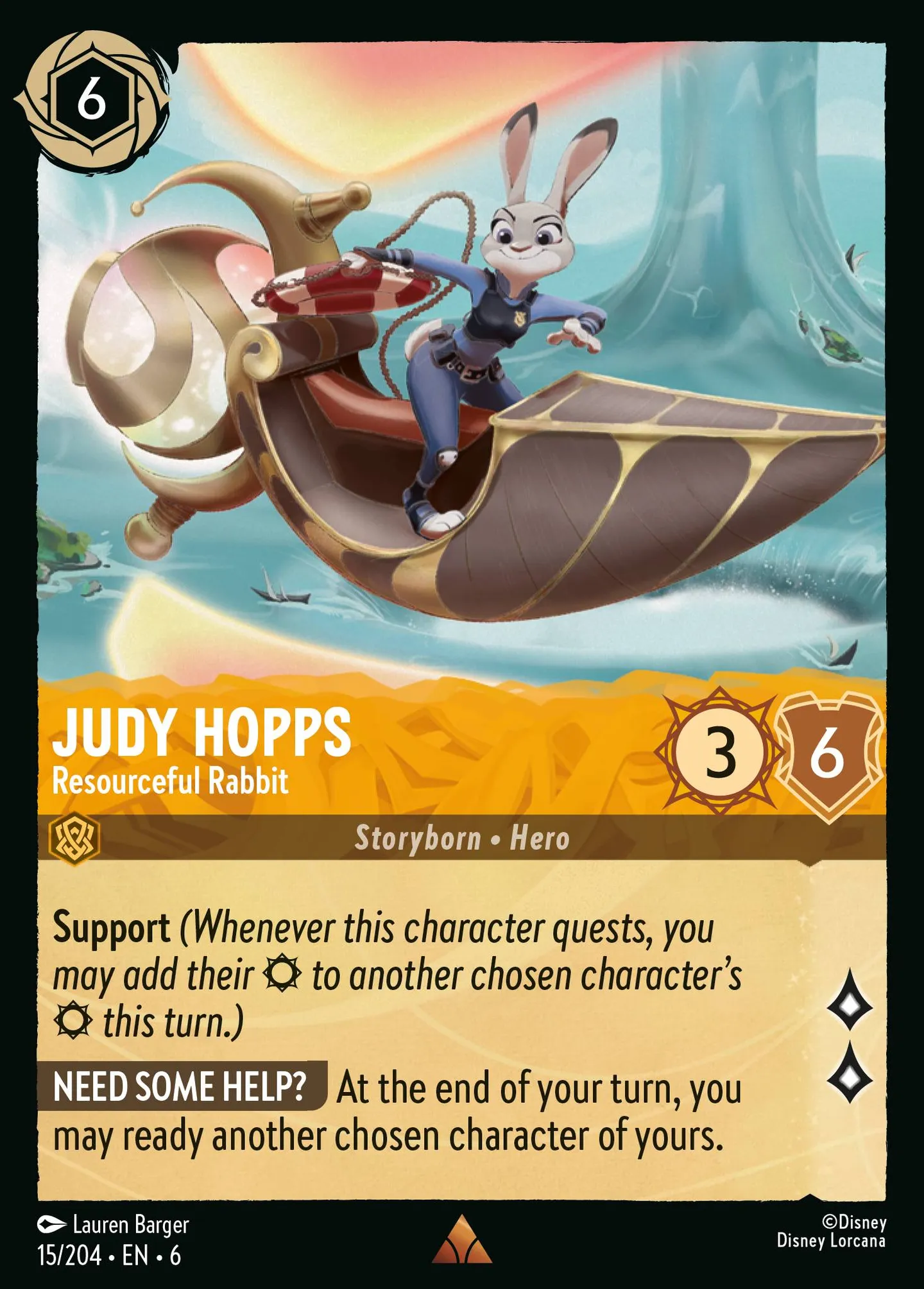 Judy Hopps - Lapine pleine de ressources — Azurite Sea — Lorcana