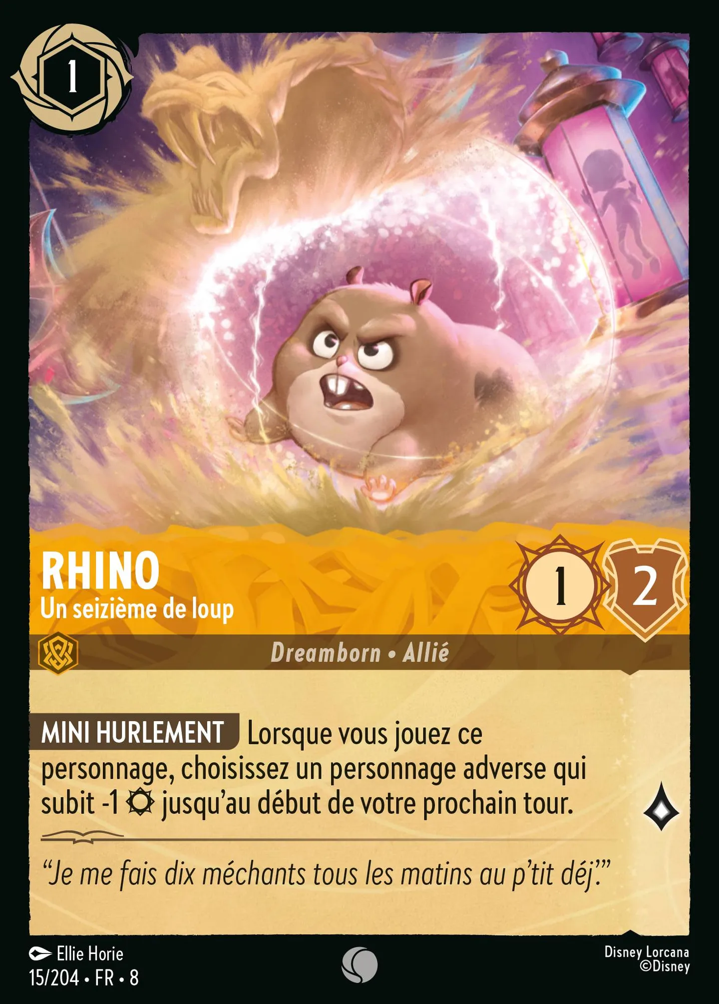 Rhino - Un seizième de loup — The Reign of Jafar — Lorcana
