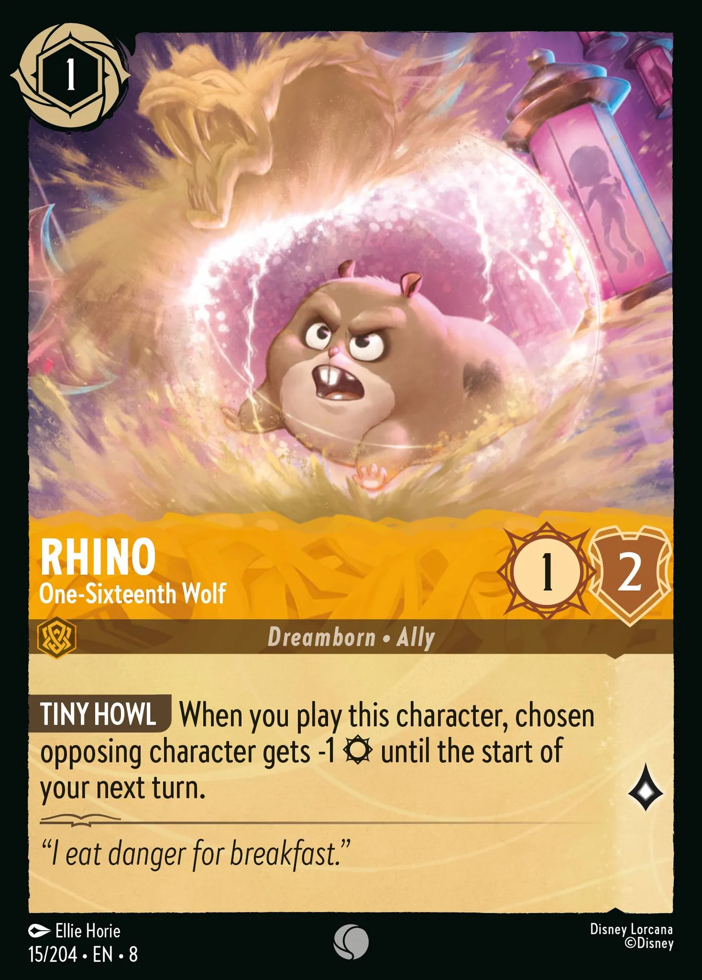Rhino - Un seizième de loup — The Reign of Jafar — Lorcana
