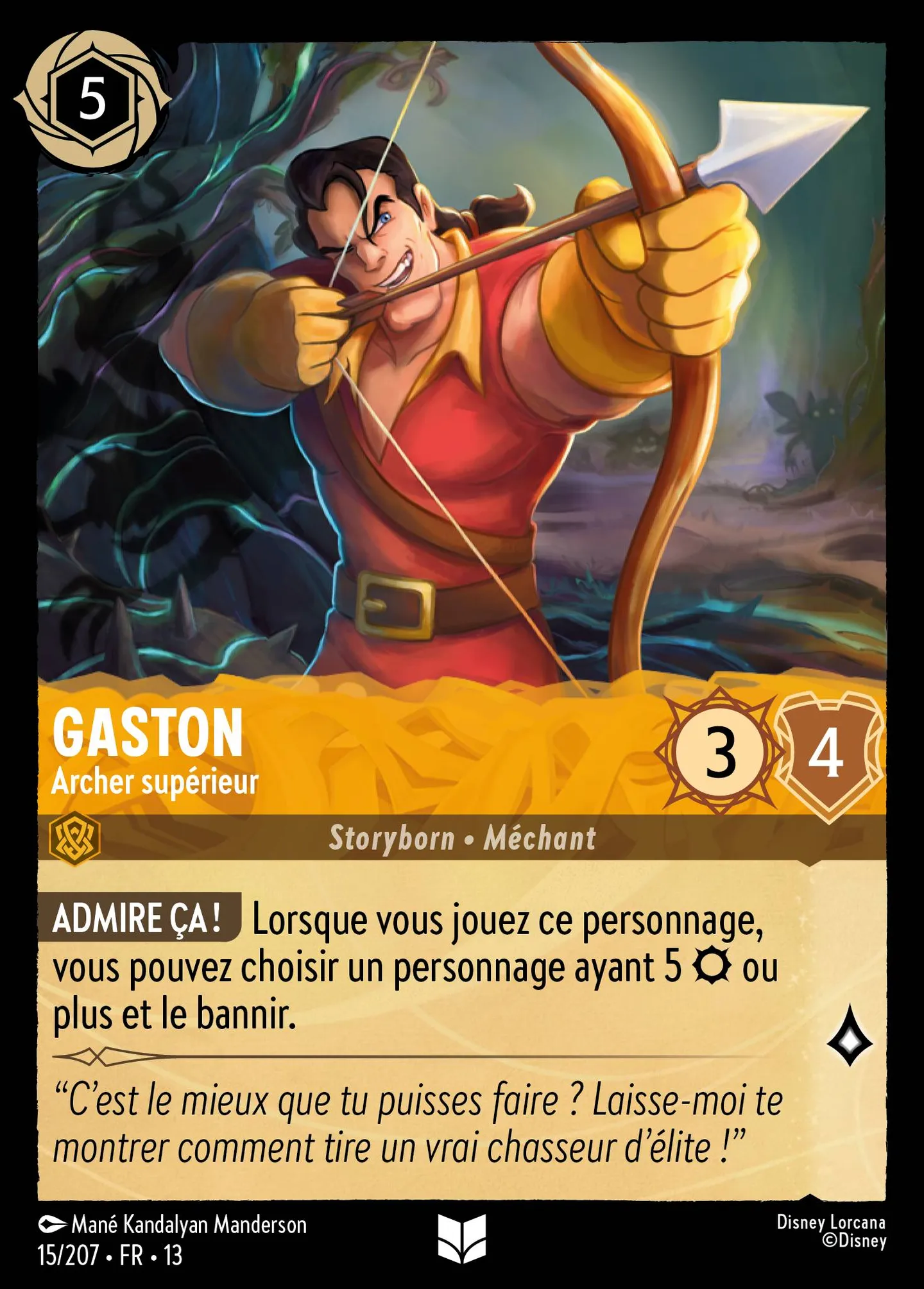 Gaston - Archer supérieur — Attack of the Vine! — Lorcana