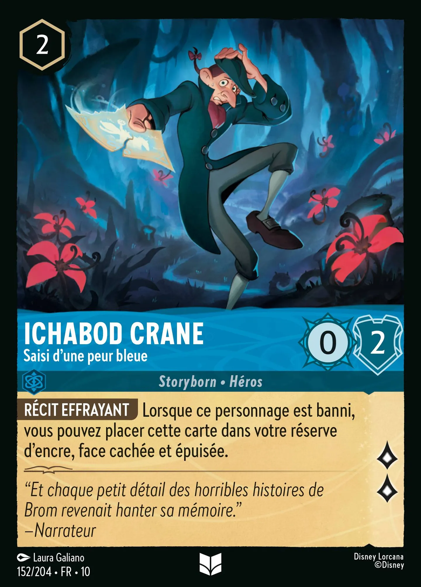 Ichabod Crane - Saisi d'une peur bleue — Whispers in the Well — Lorcana