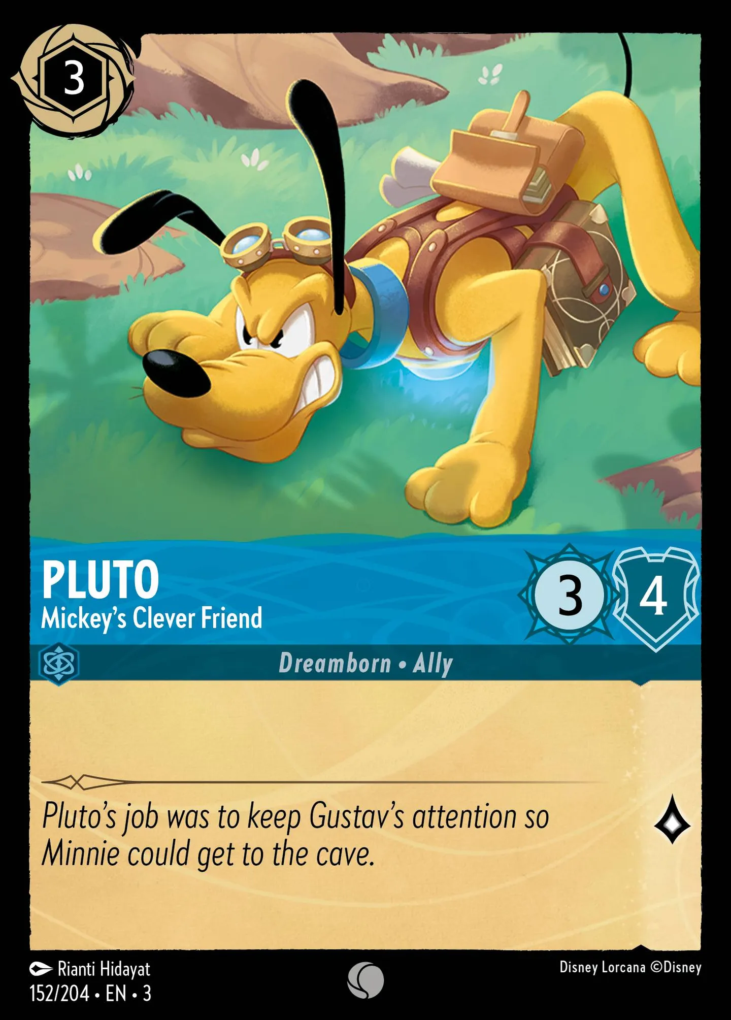 Pluto - Mickey's Clever Friend — Into the Inklands — Lorcana