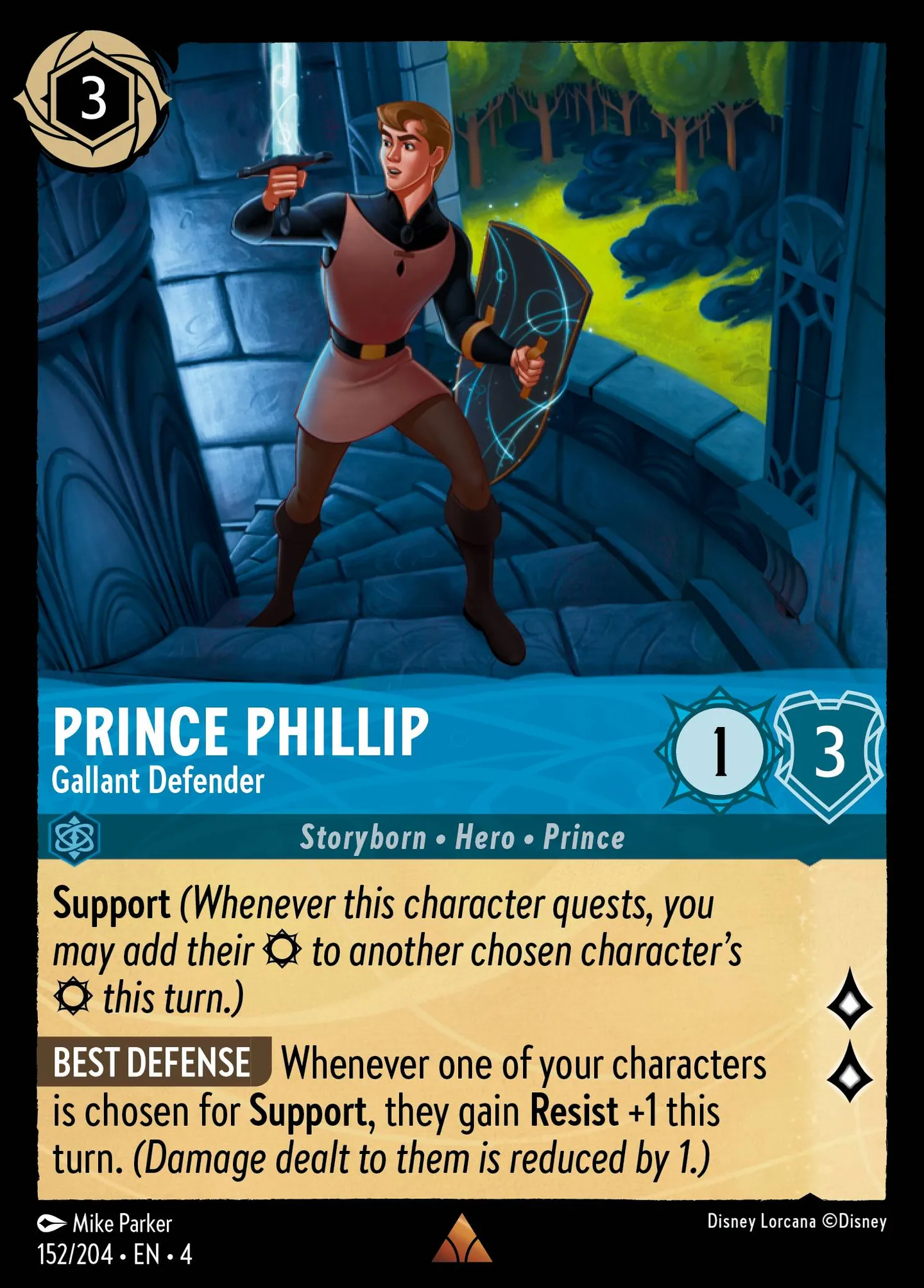 Prince Phillip - Gallant Defender — Ursula's Return — Lorcana