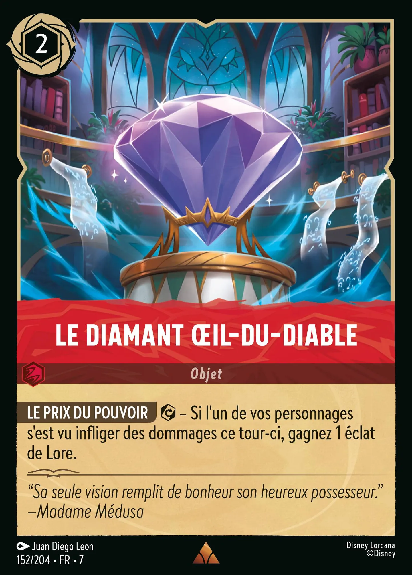 Le Diamant Œil-du-Diable — Archazia's Island — Lorcana