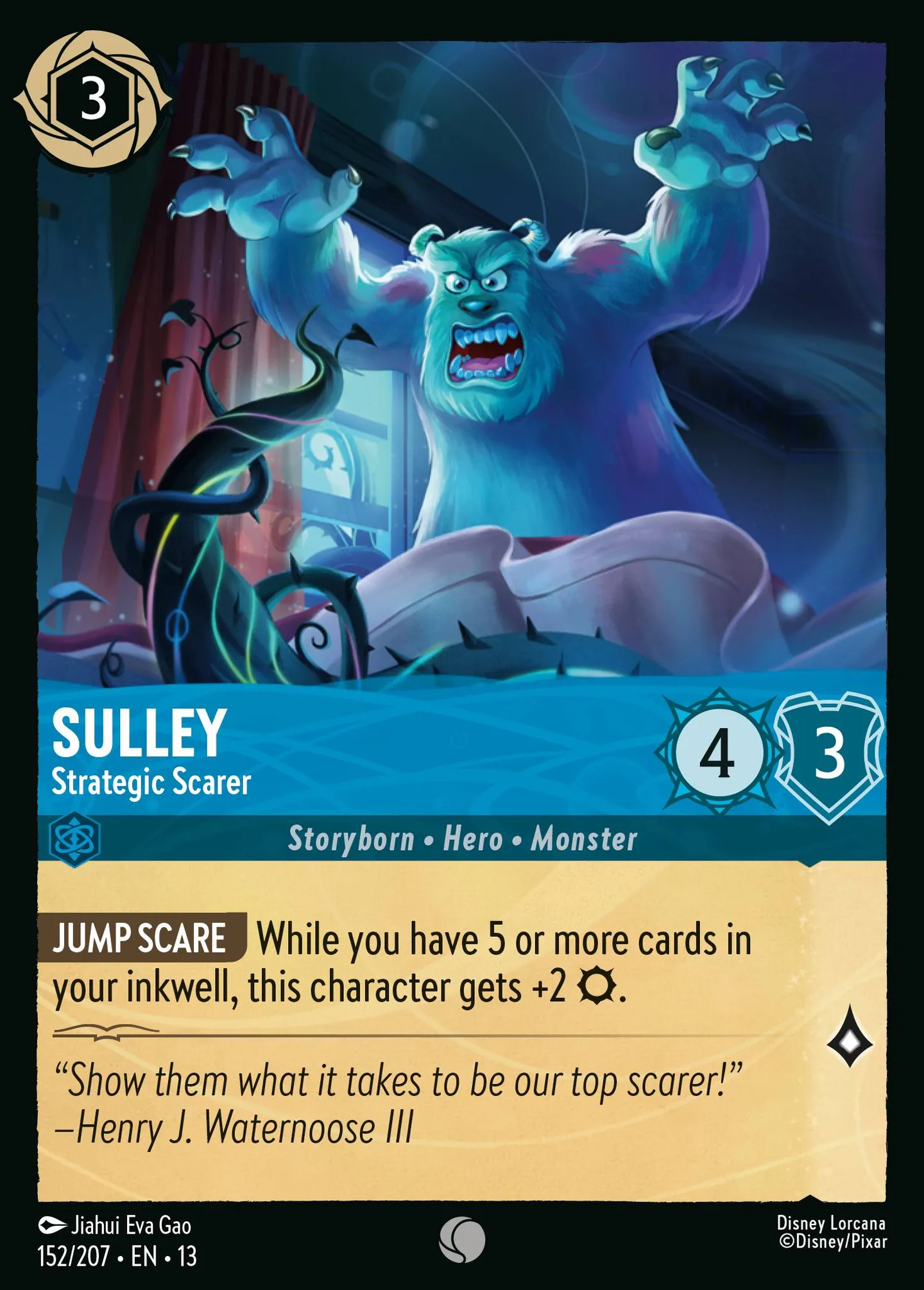 Sulley - Strategic Scarer — Attack of the Vine! — Lorcana