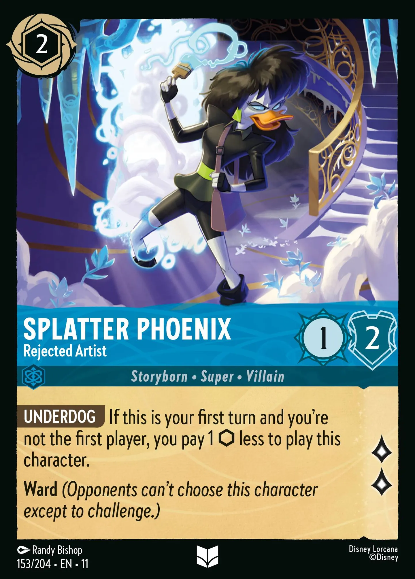 Splatter Phoenix - Rejected Artist — Winterspell — Lorcana
