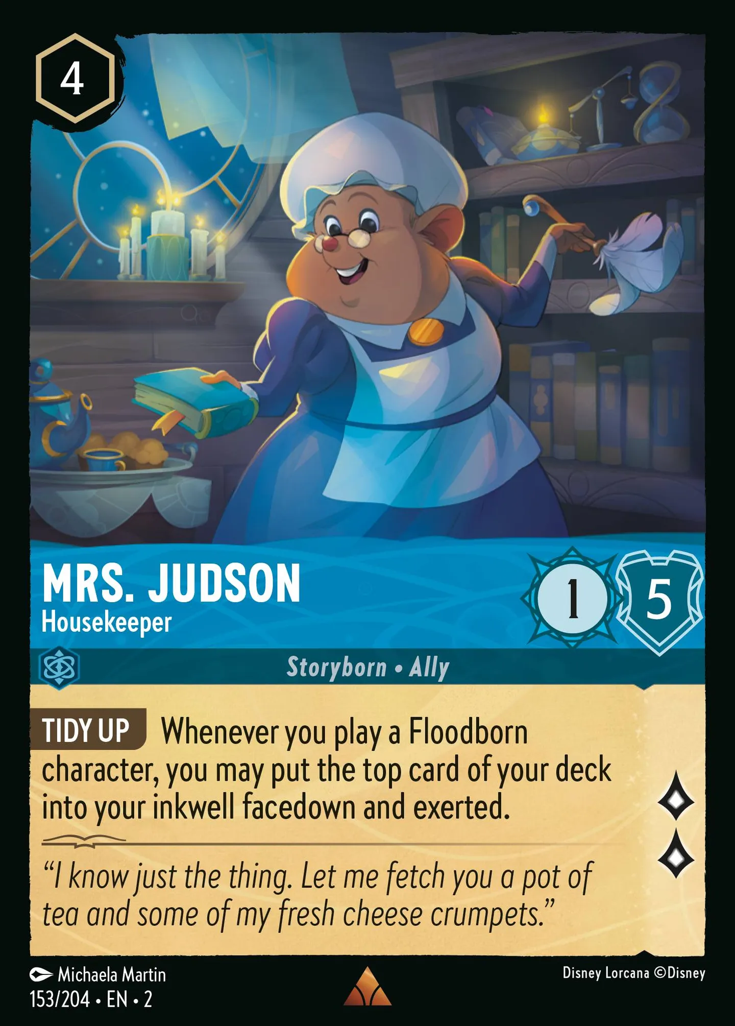 Mrs. Judson - Housekeeper — Rise of the Floodborn — Lorcana