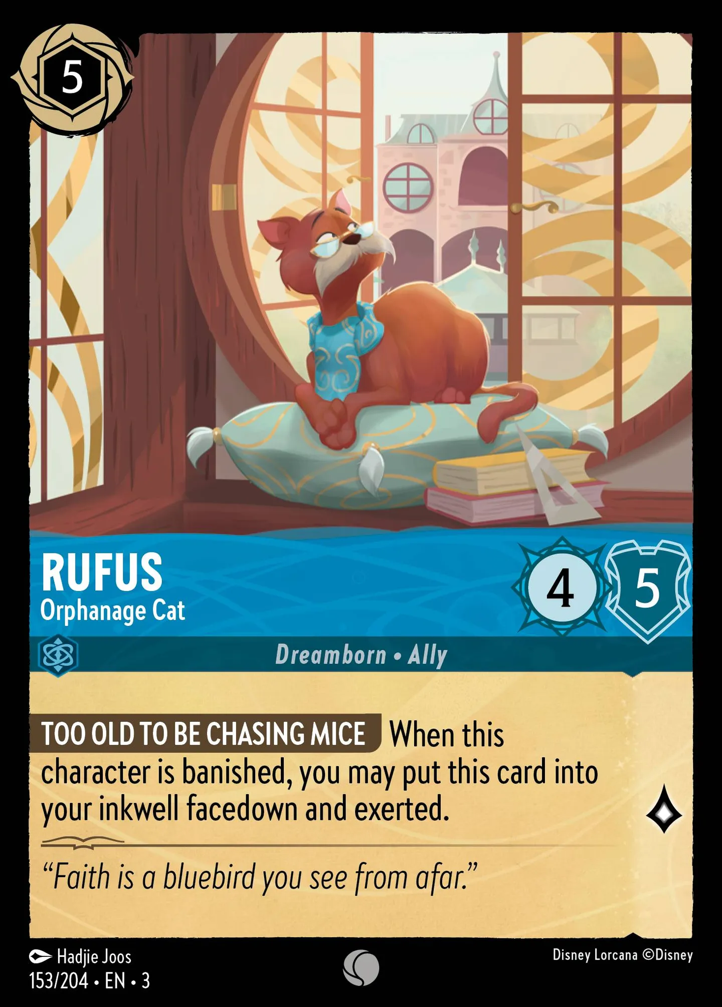 Rufus - Orphanage Cat — Into the Inklands — Lorcana