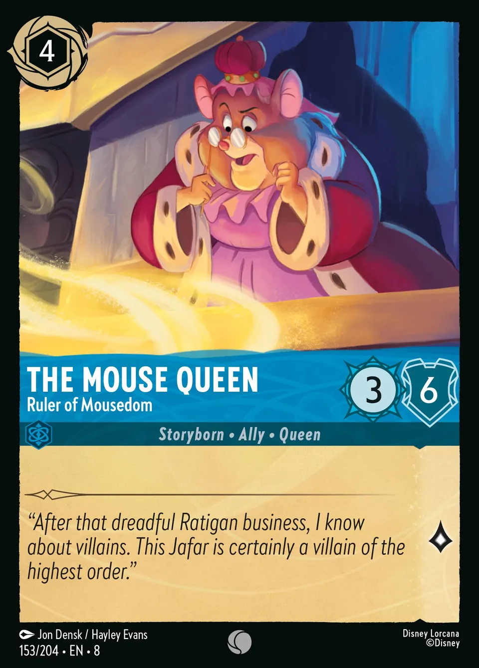 The Mouse Queen - Ruler of Mousedom from The Reign of Jafar - Lorcana