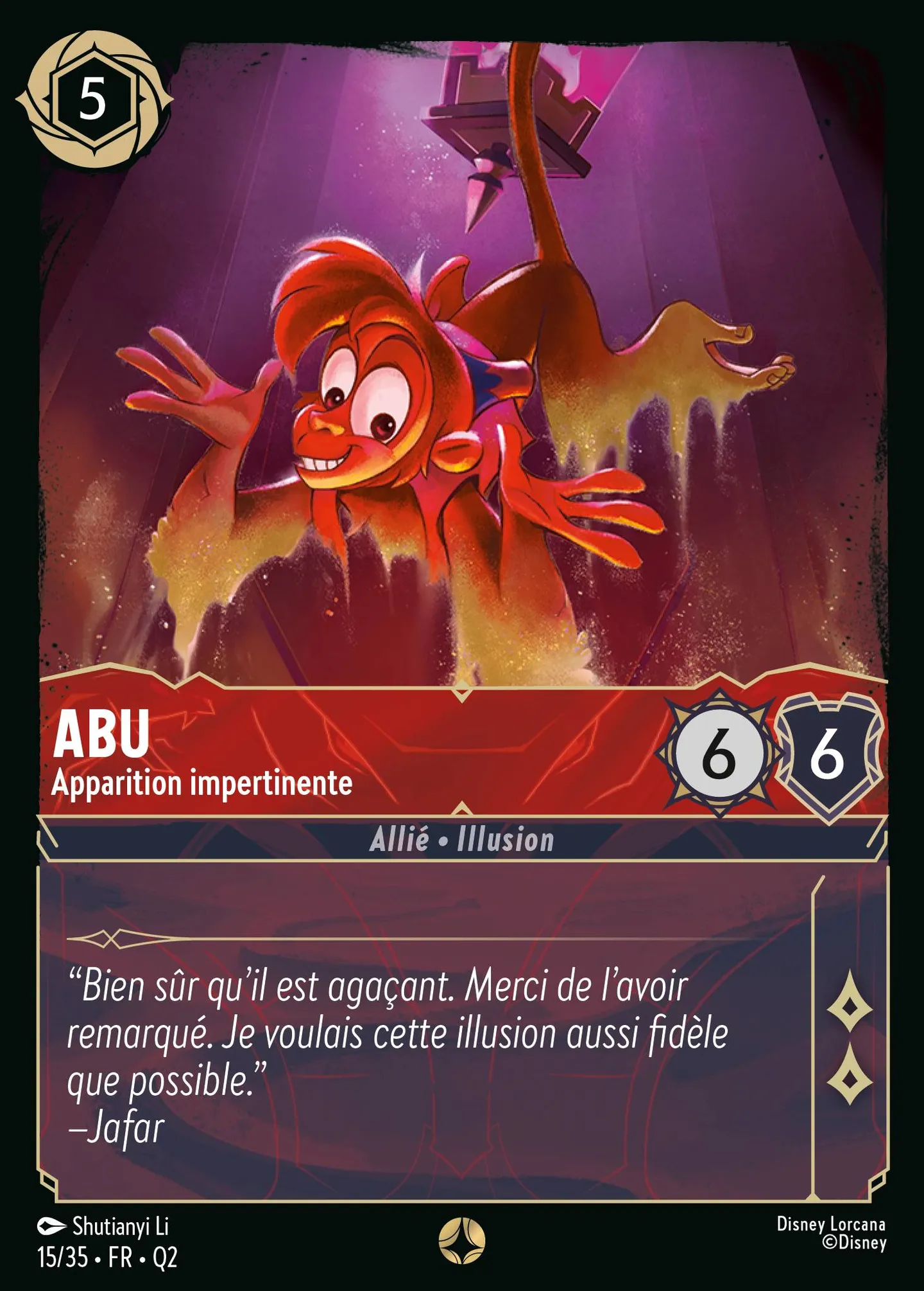 Abu - Apparition impertinente — Illumineer's Quest: Palace Heist — Lorcana