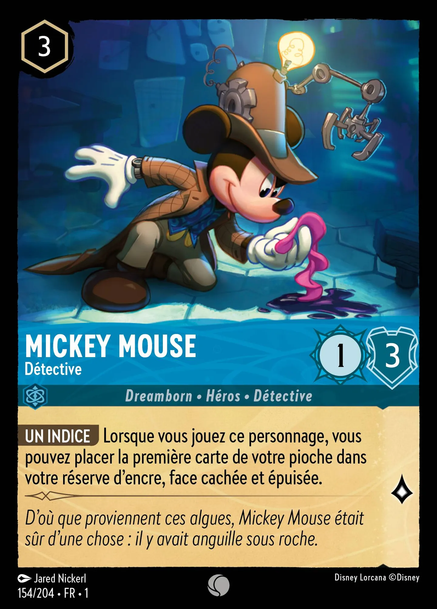 Mickey Mouse - Détective — The First Chapter — Lorcana