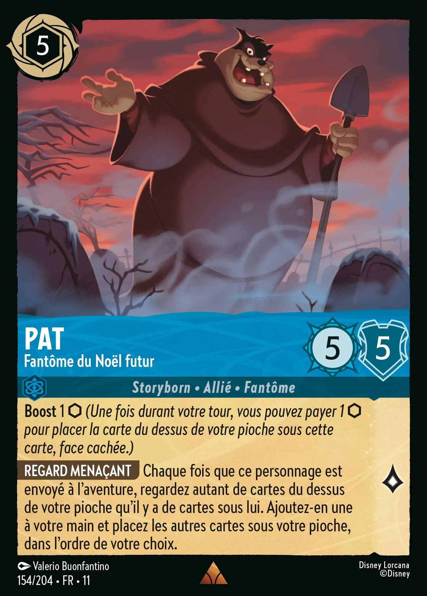Pat - Fantôme du Noël futur — Winterspell — Lorcana